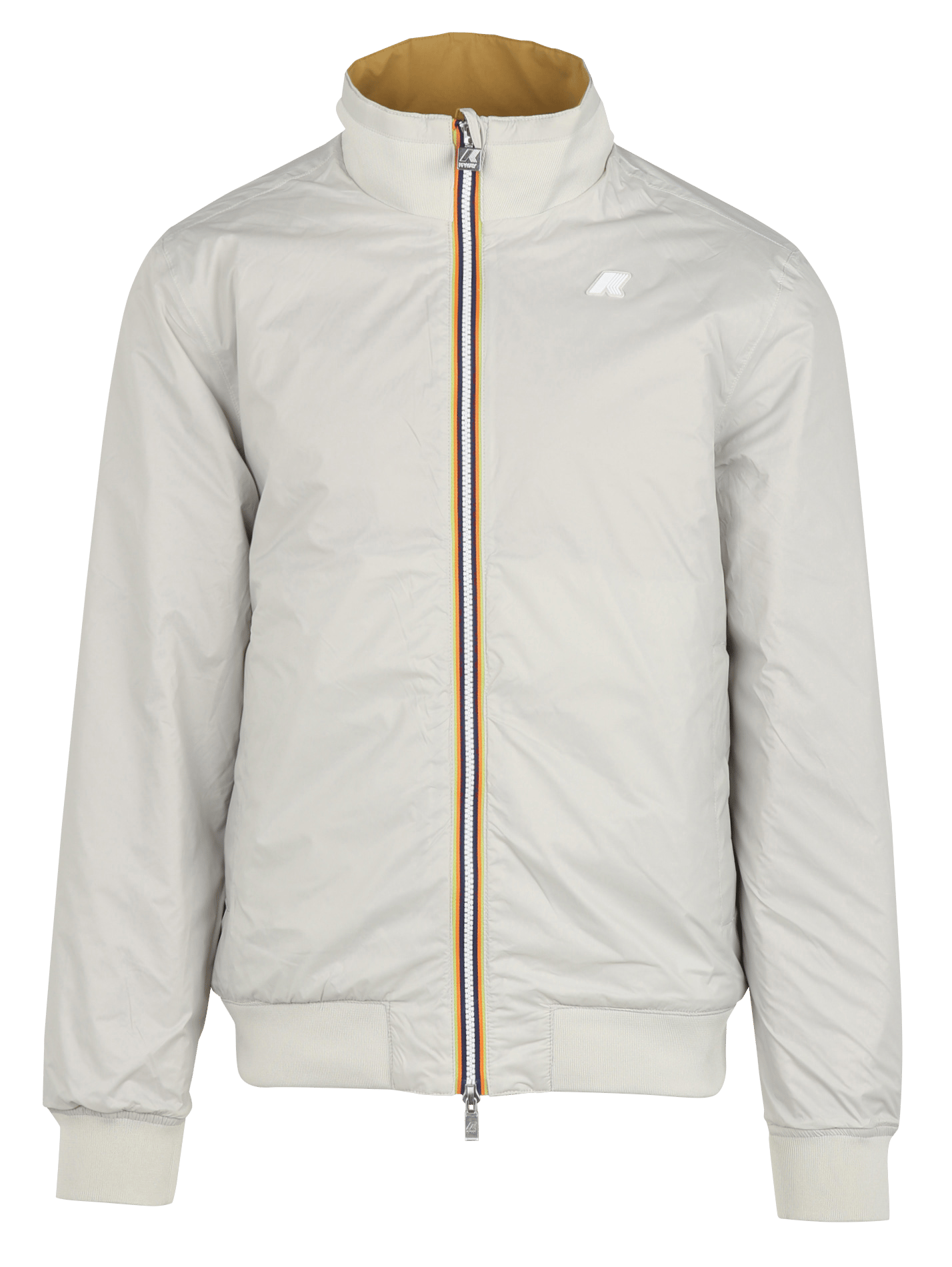 High-neck jacket K-WAY Brown