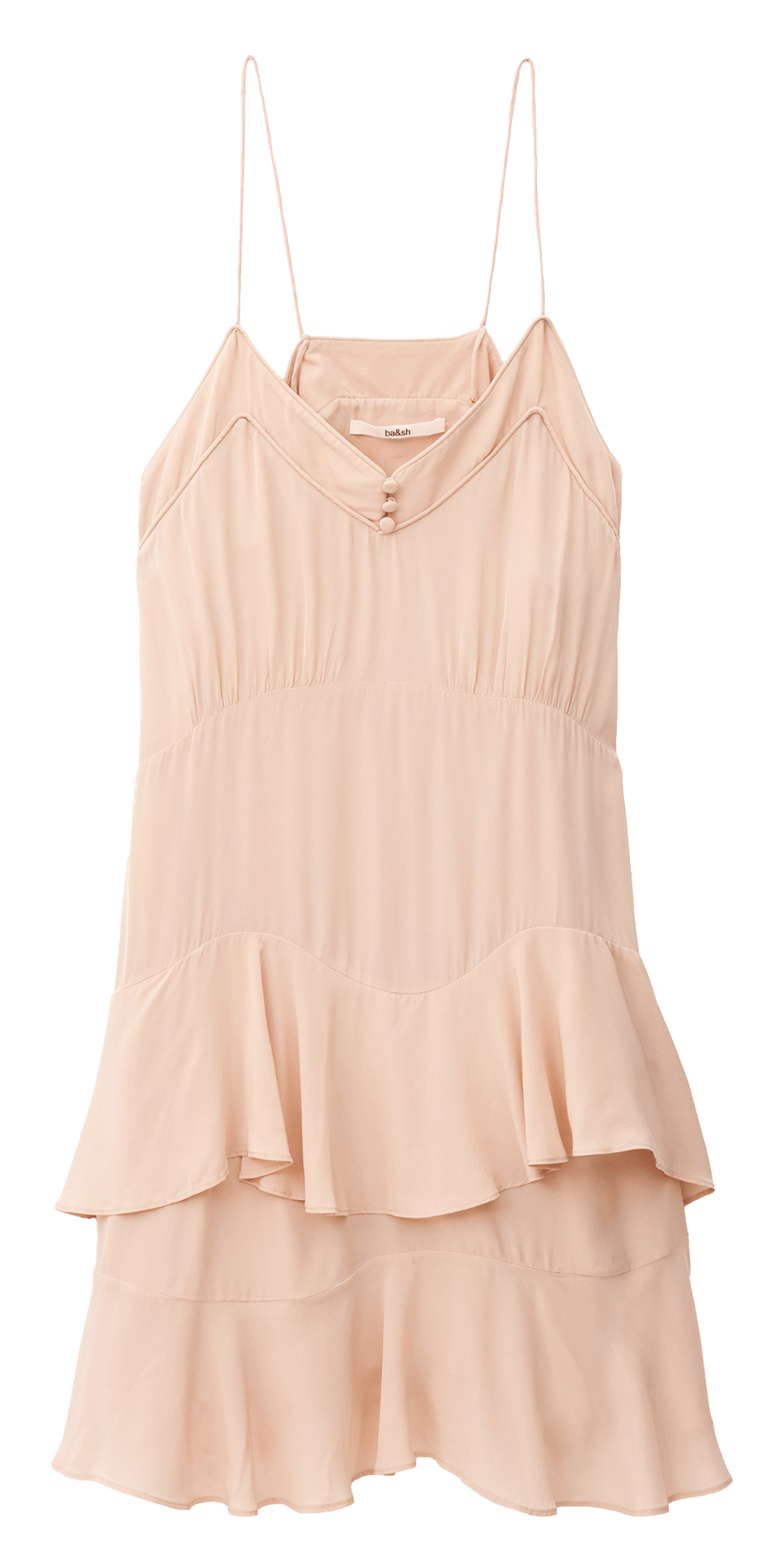 Robe courte col v  BA&SH Rose