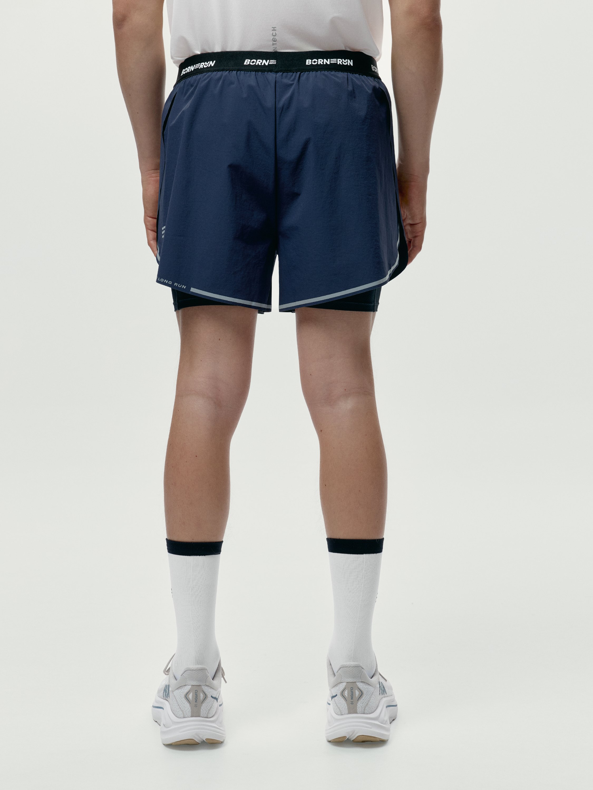Men's running sports shorts BORN Blue