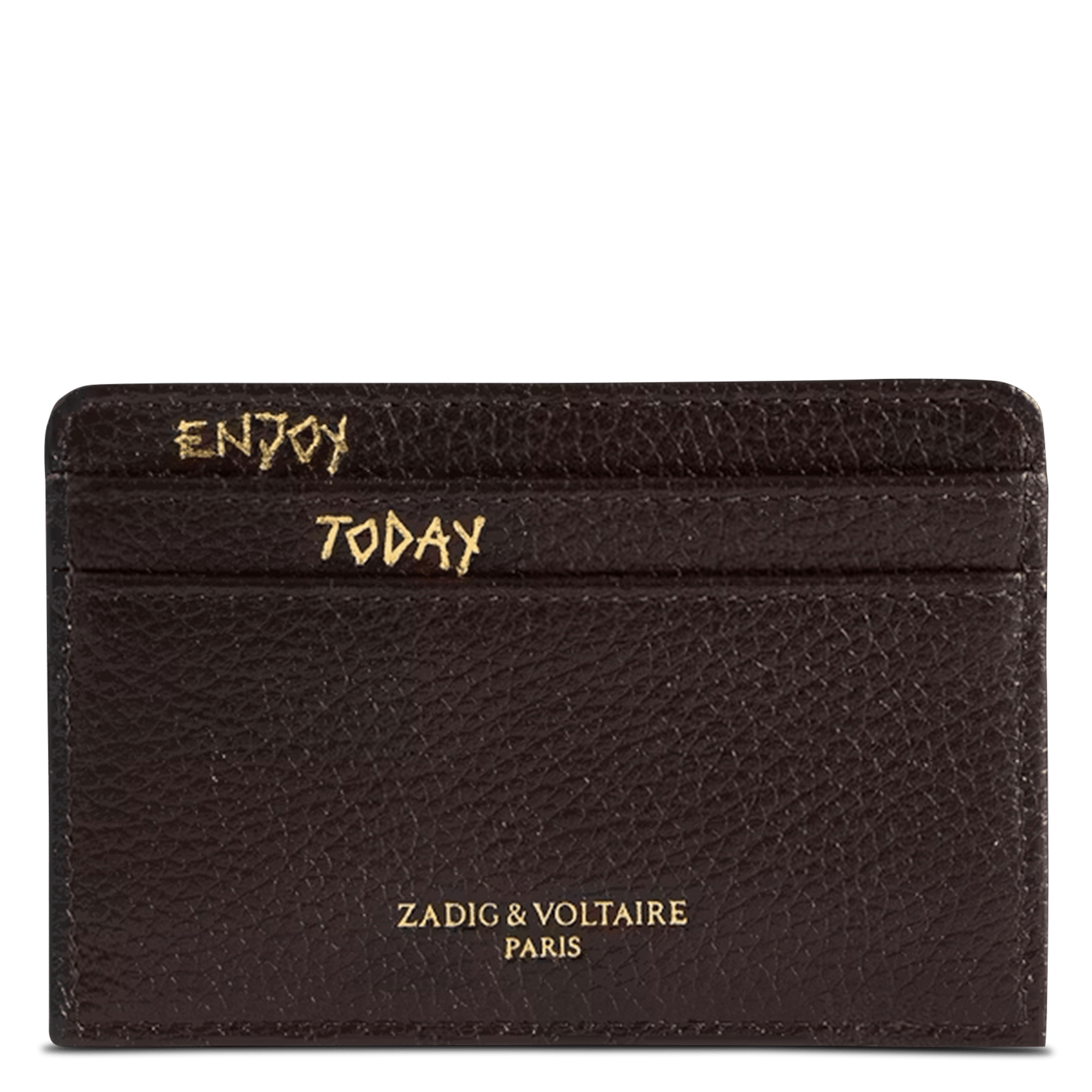 Porte cartes en cuir | Marron ZADIG&VOLTAIRE Femme
