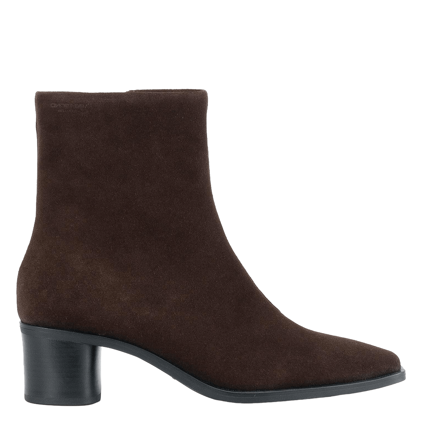 Bottines à talons en cuir suédé VAGABOND Marron