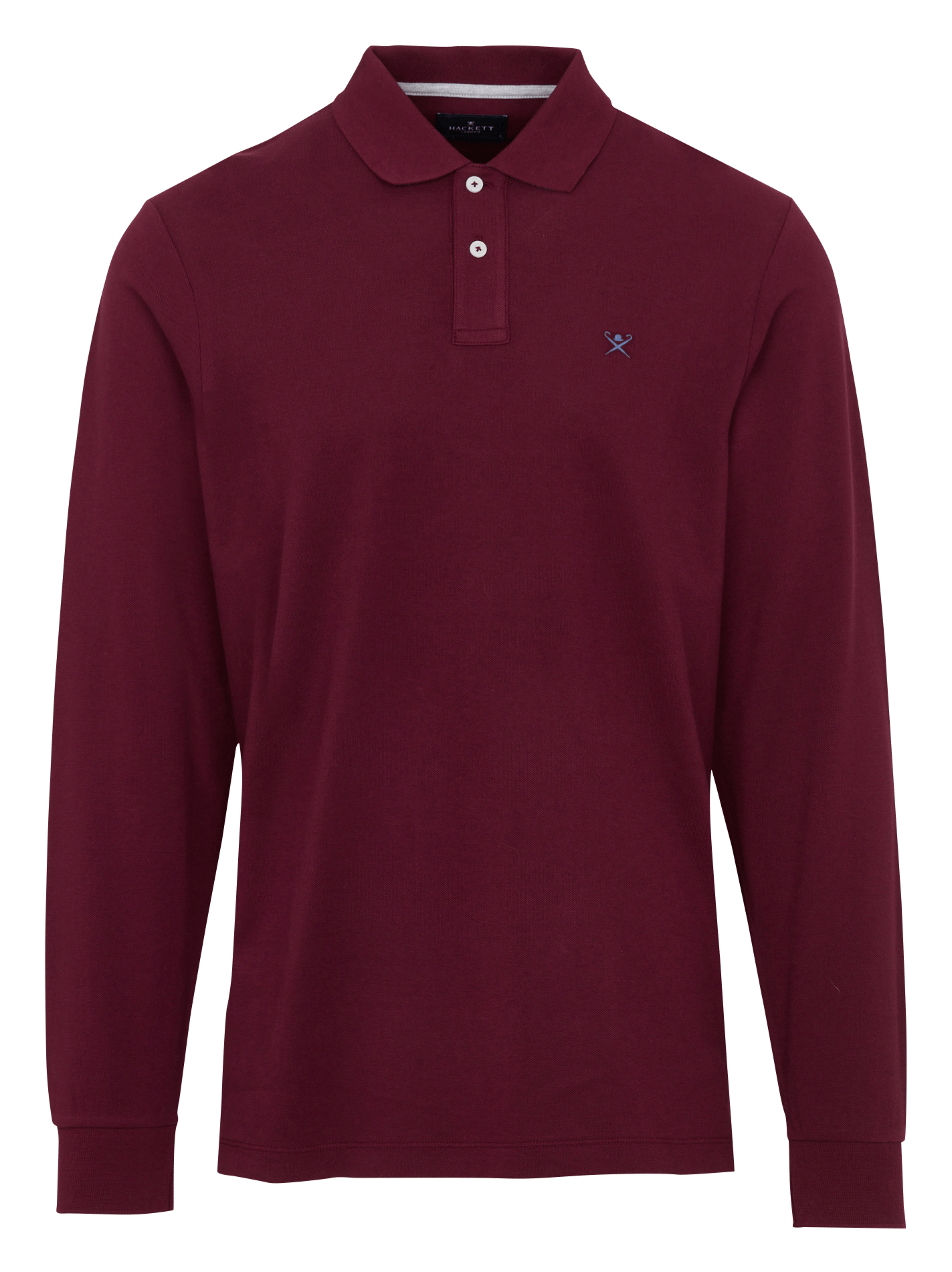 Langarm-Poloshirt aus Baumwolle HACKETT