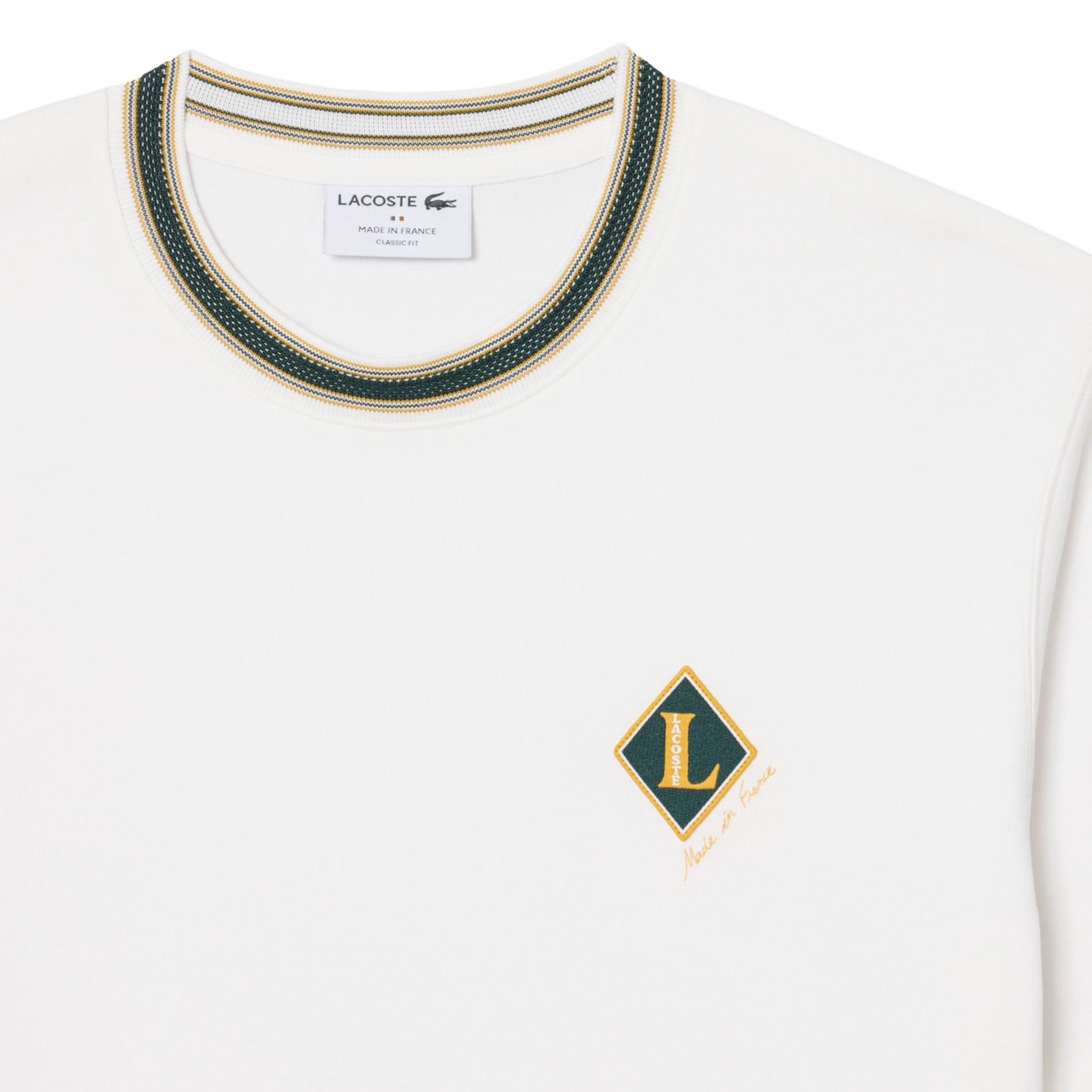 Cotton logo t-shirt LACOSTE Grey