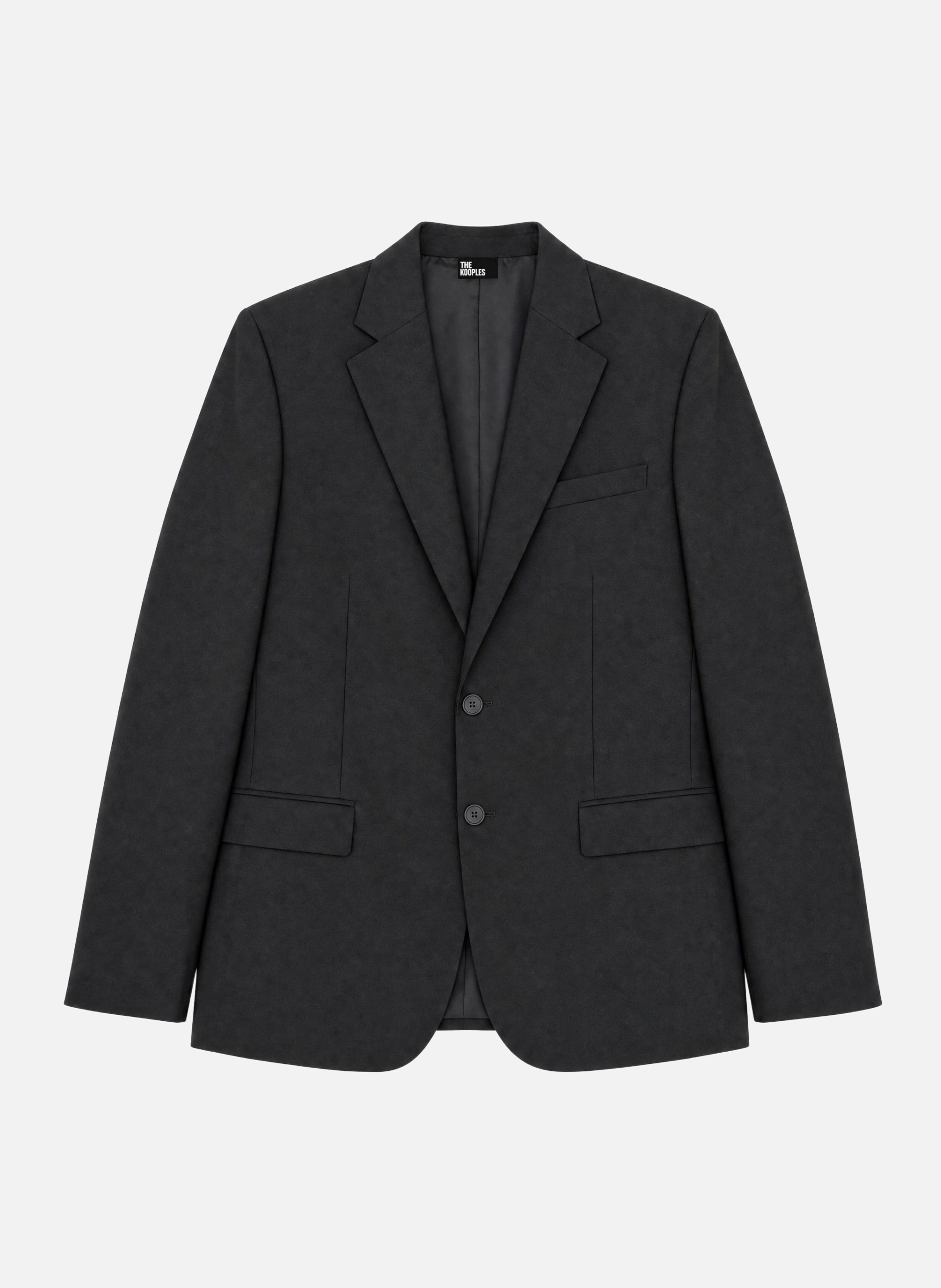 Veste de costume en laine marine THE KOOPLES Noir