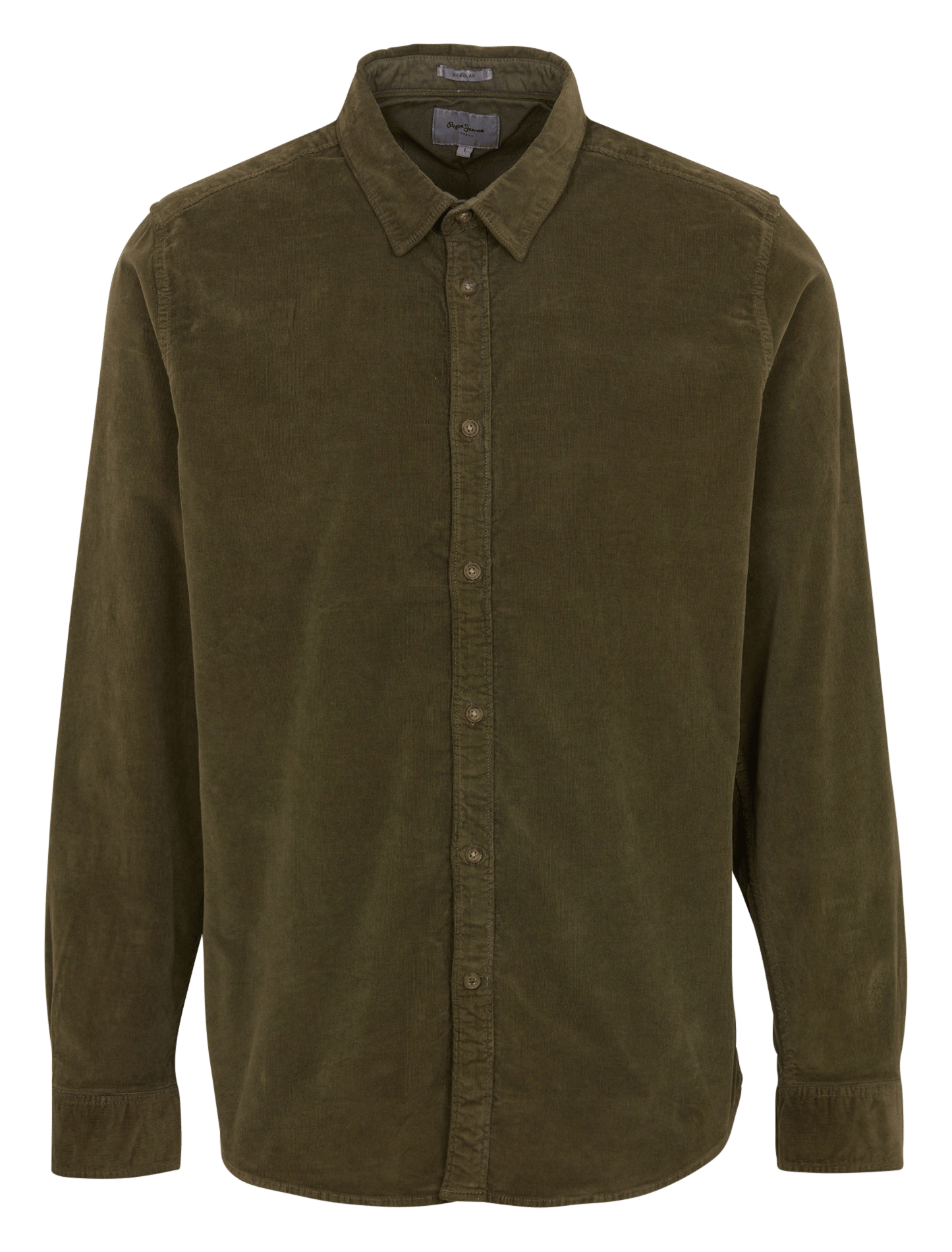 Hemd aus Cord aus Baumwollmix PEPE JEANS Grun