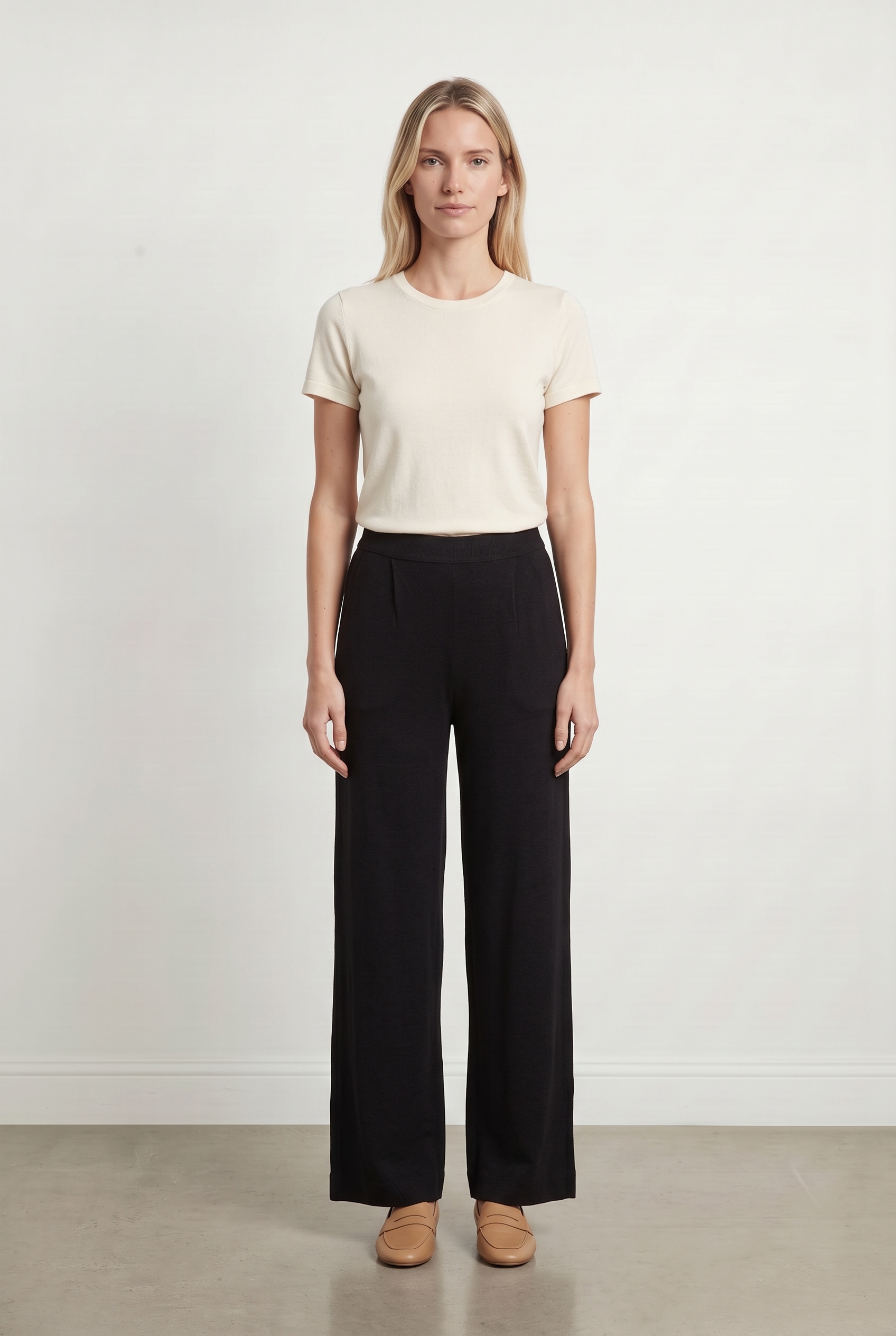 Pants MAJESTIC FILATURES - SECONDE MAIN Black