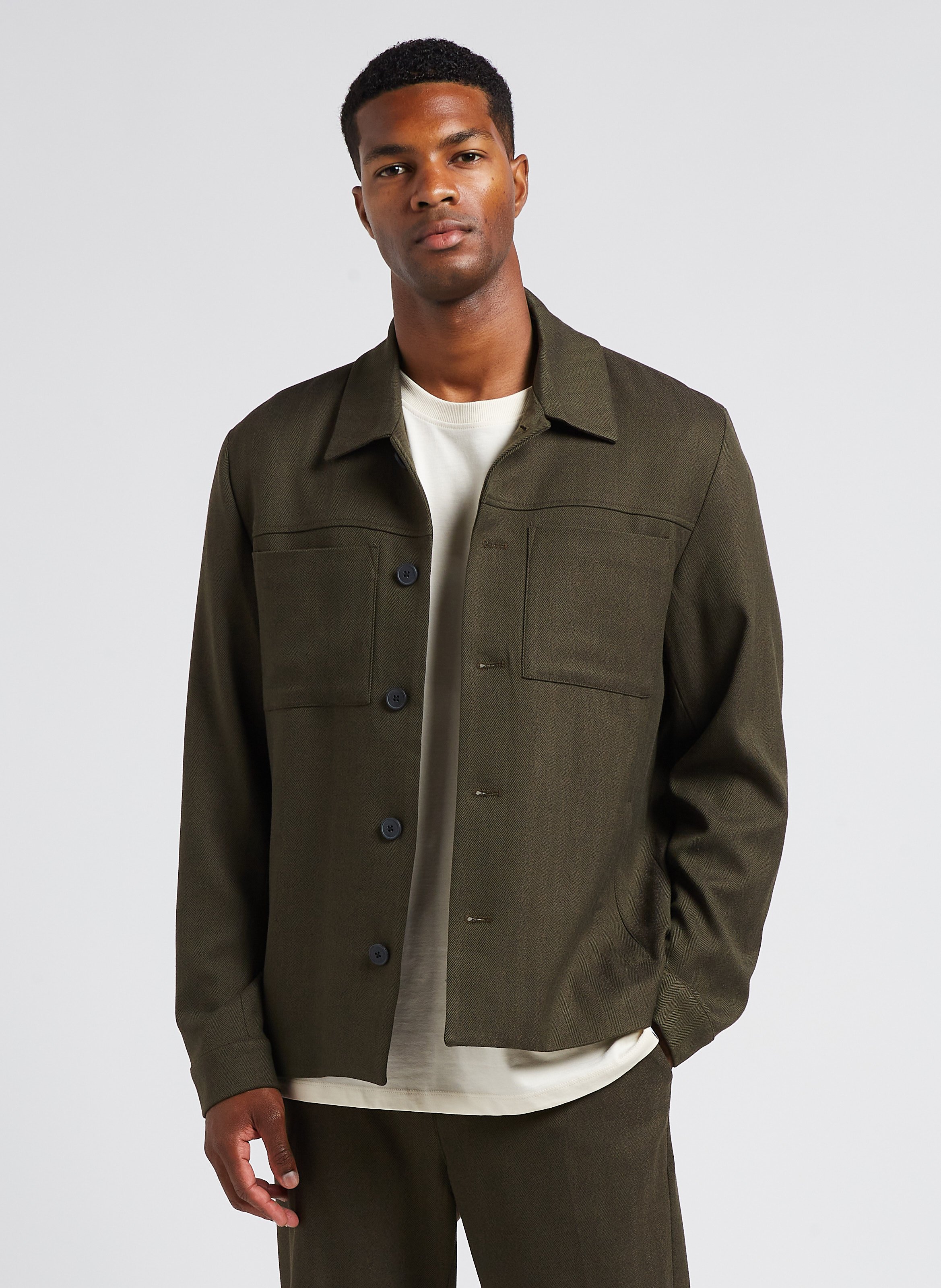 Men's classic outlet poplin jacket