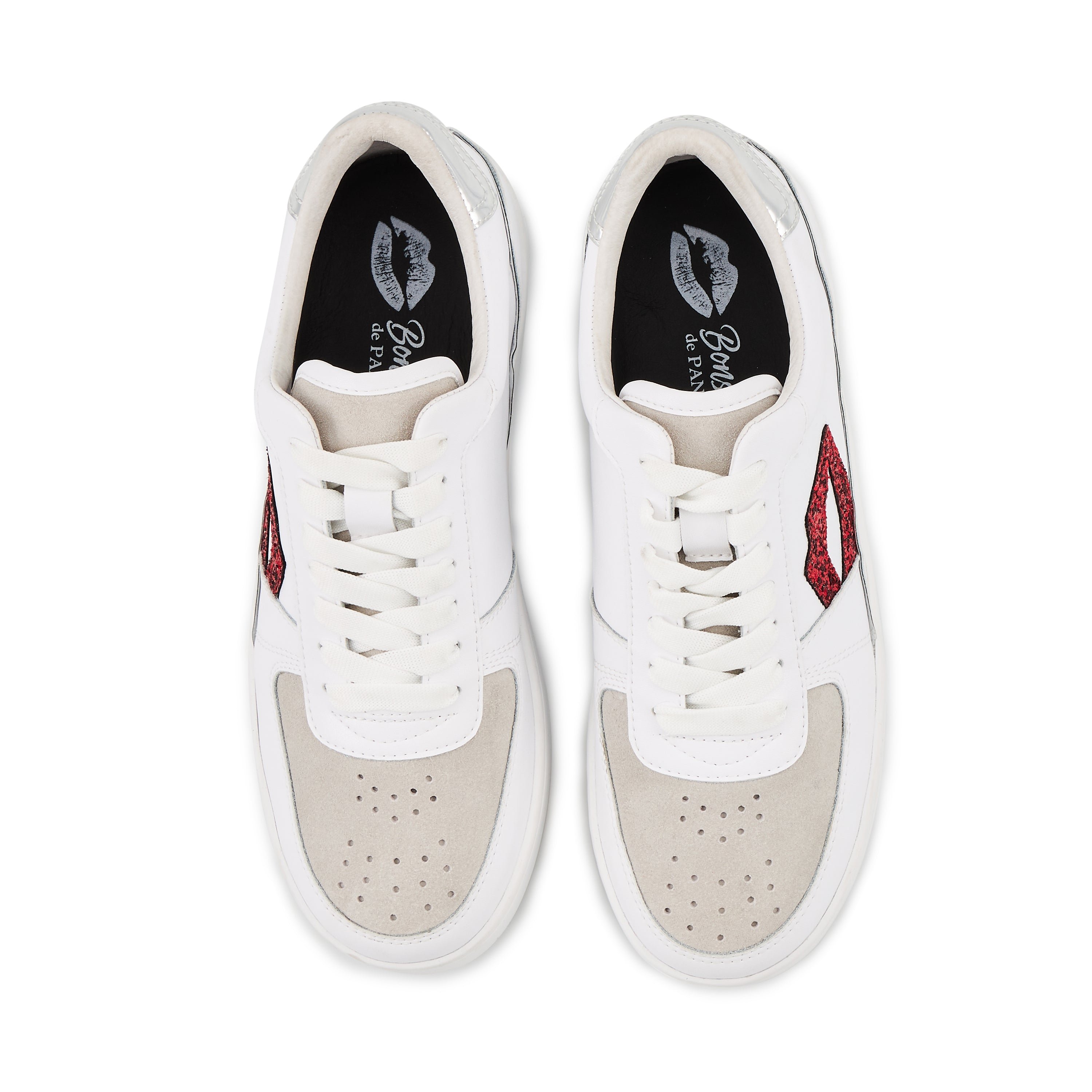 Sneakers en cuir Blanc