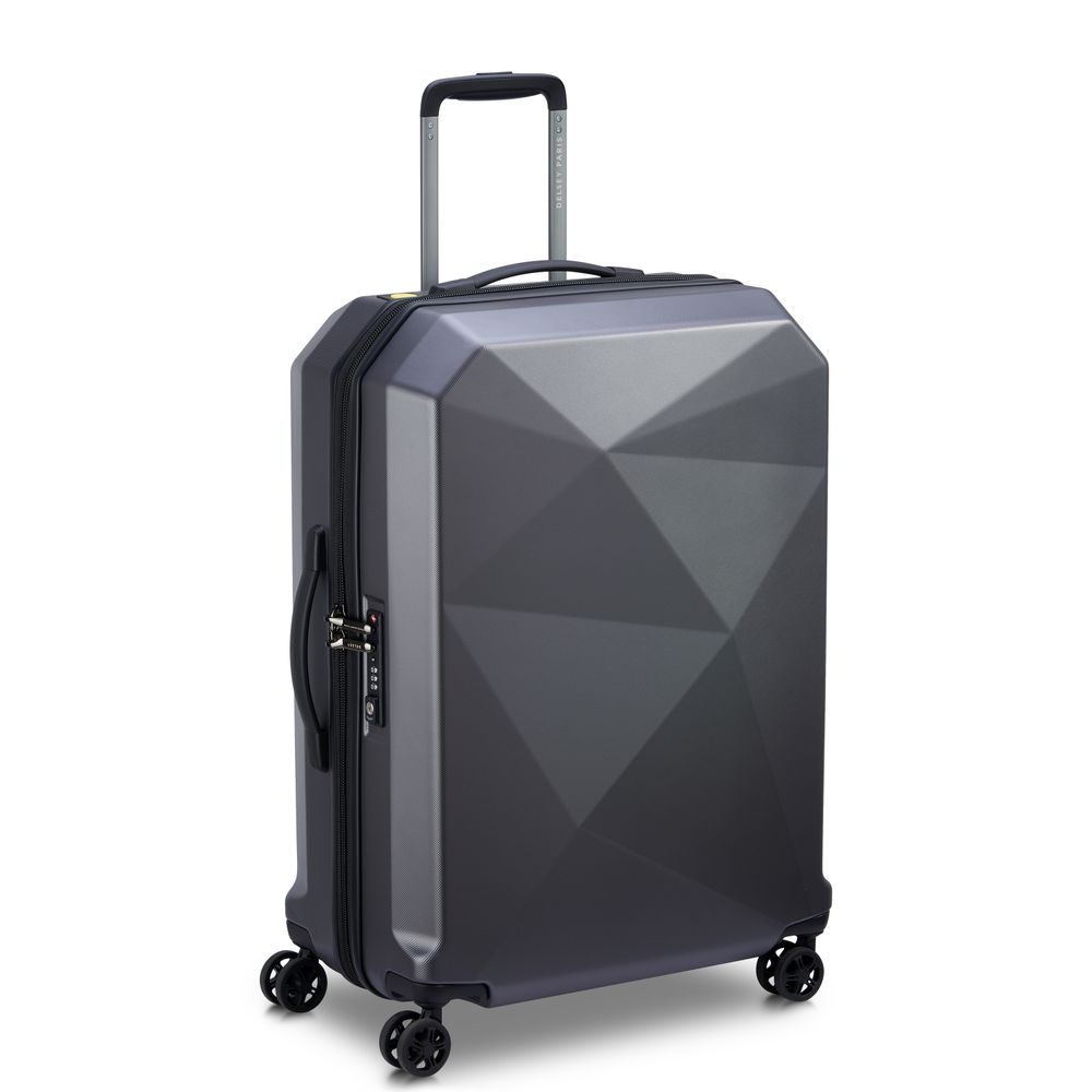 Rigid hold suitcase Grey