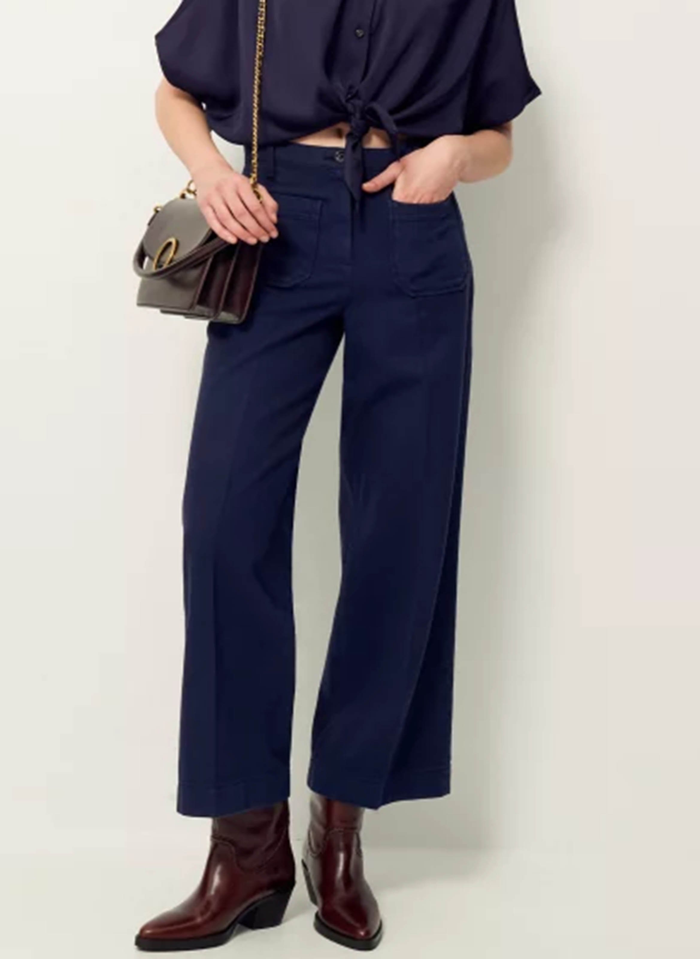 High-rise straight cotton jeans SESSUN