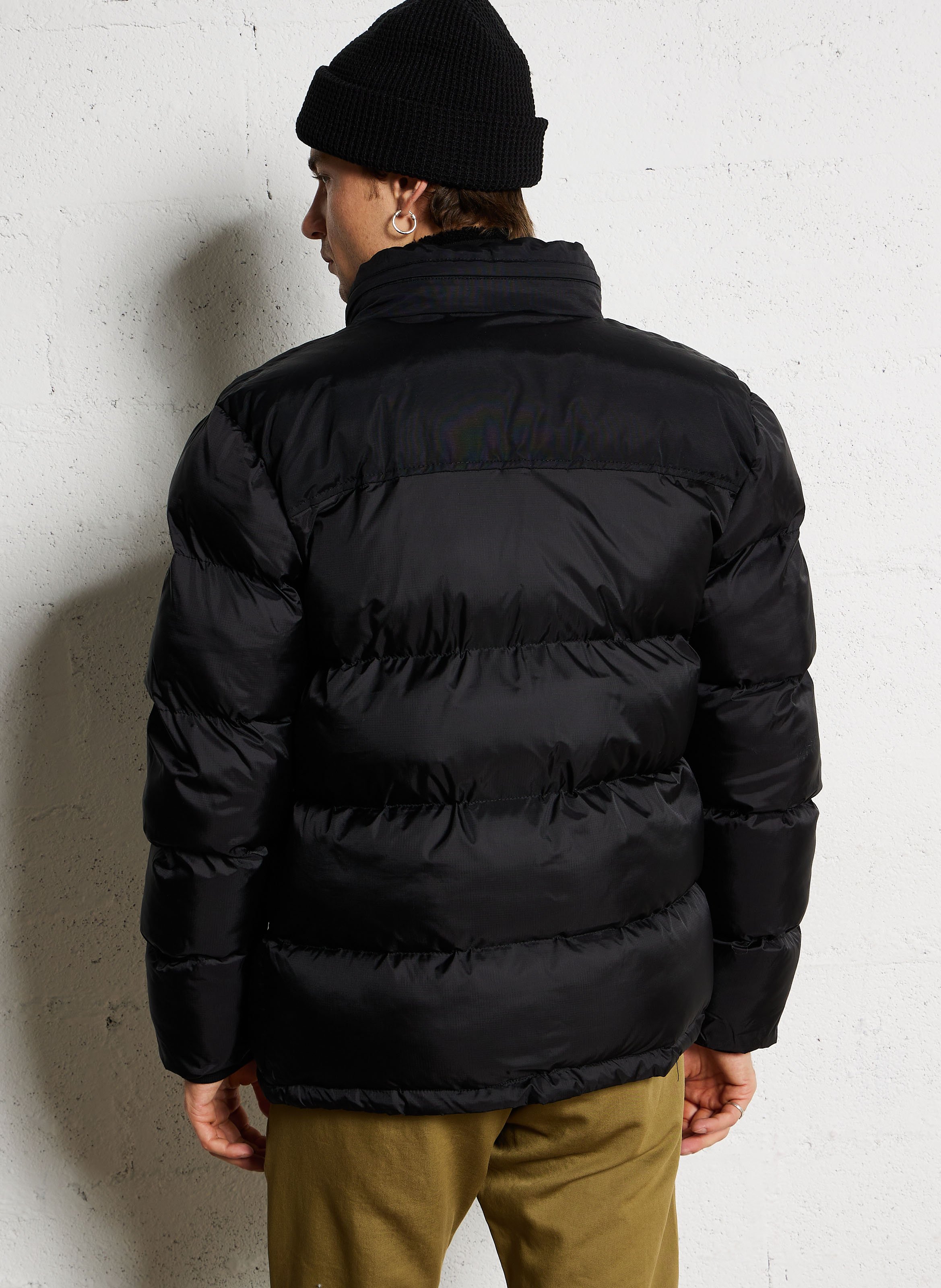 Doudoune col montant Noir