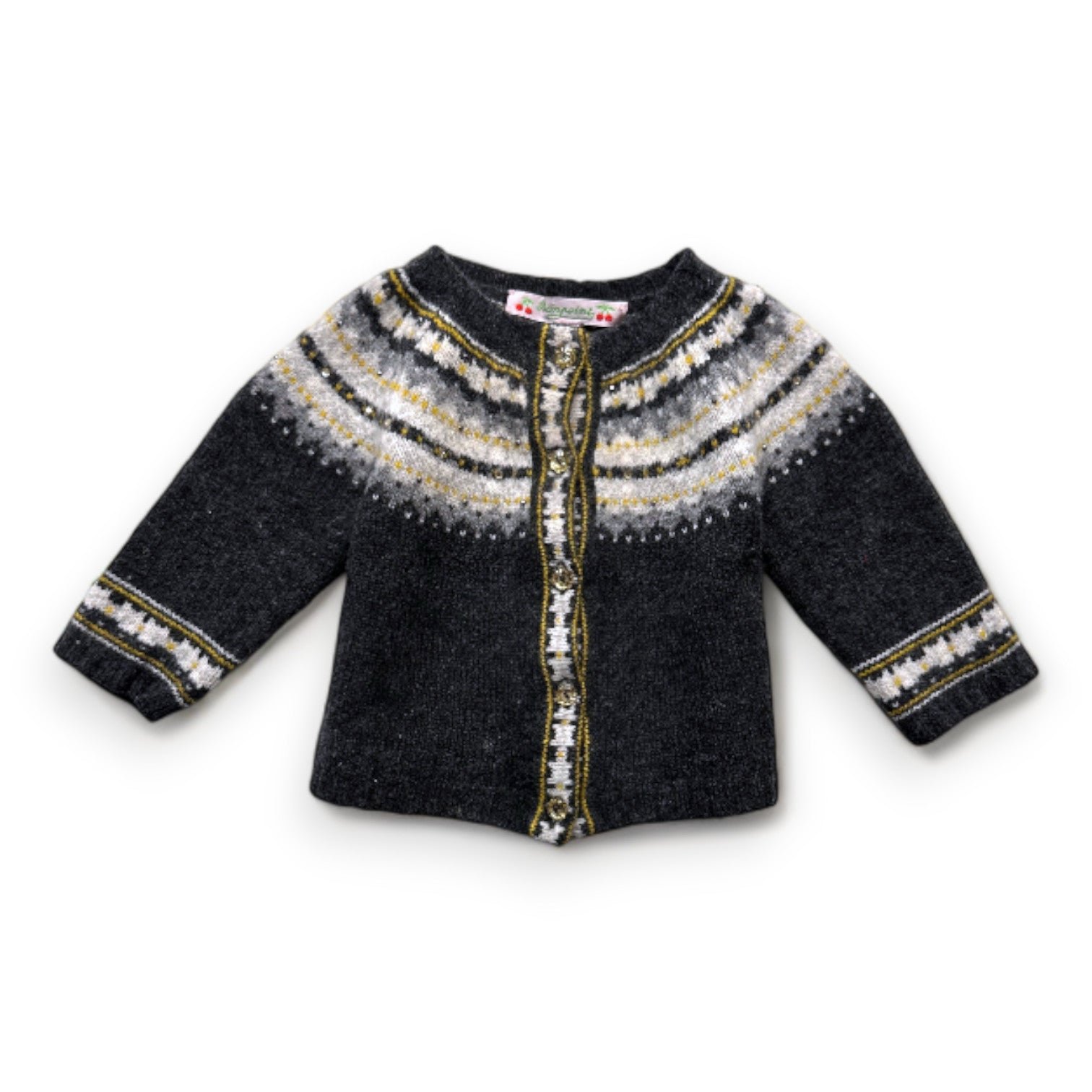 Baby grey cardigan - 6 months BONPOINT - Seconde Main Grey