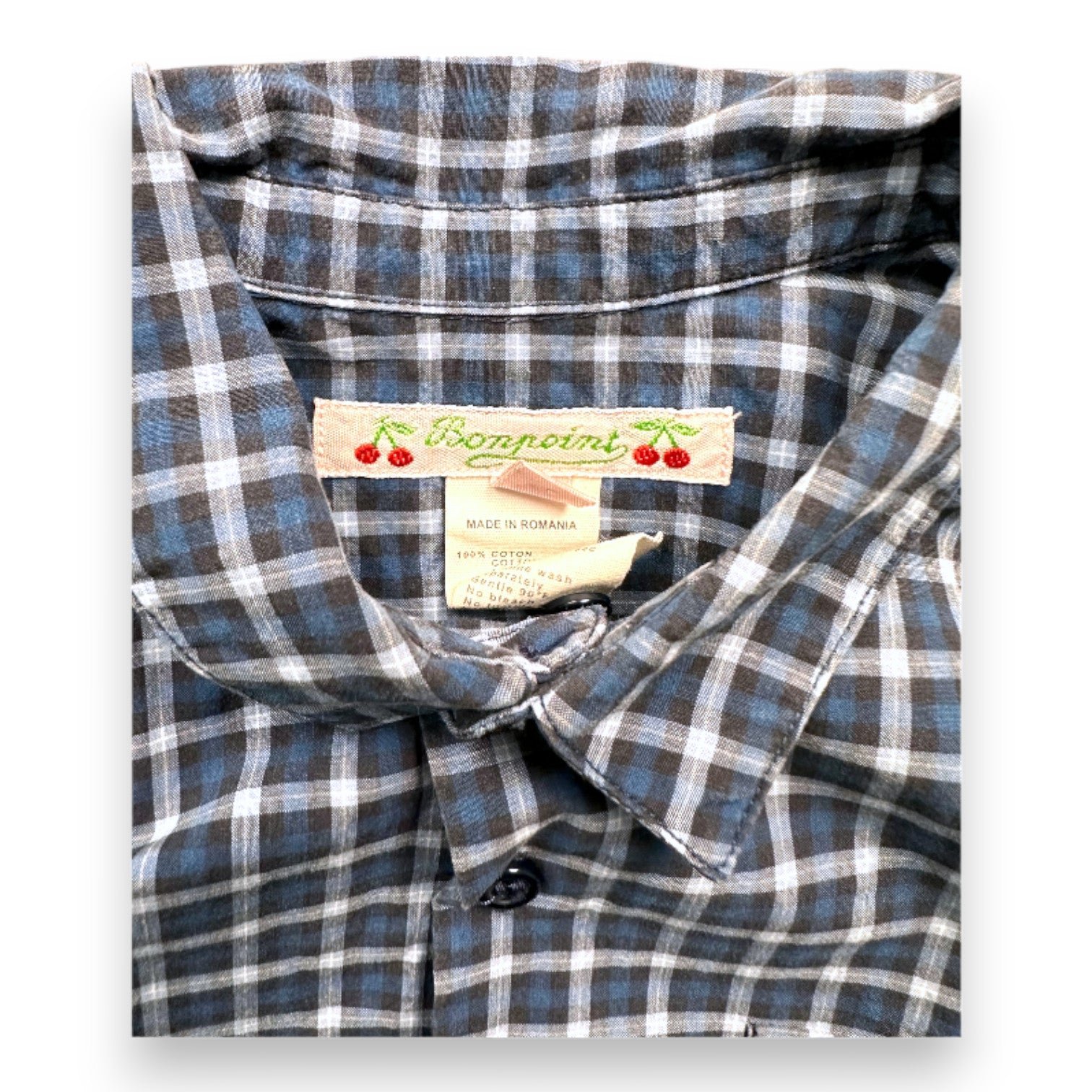 Blue baby shirt - 18 months BONPOINT - Seconde Main Blue