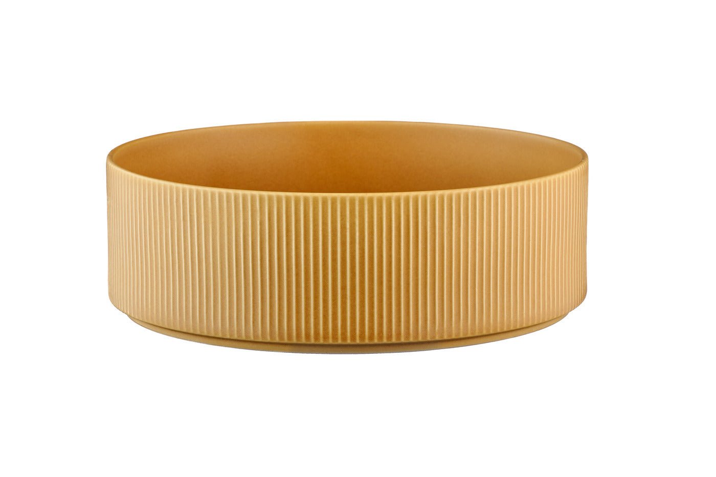 Scandinavian salad bowl BJORN Yellow