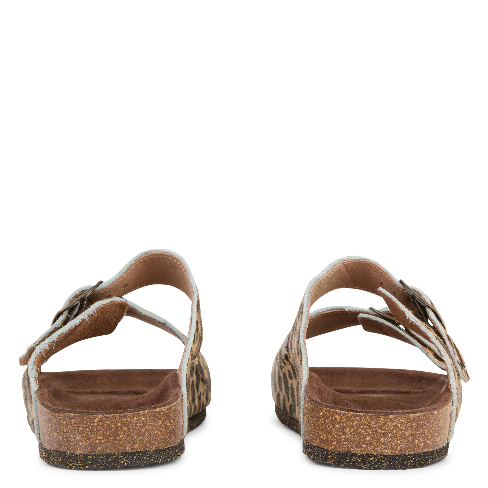 Pony skin leather sandals BOSABO Multicolored