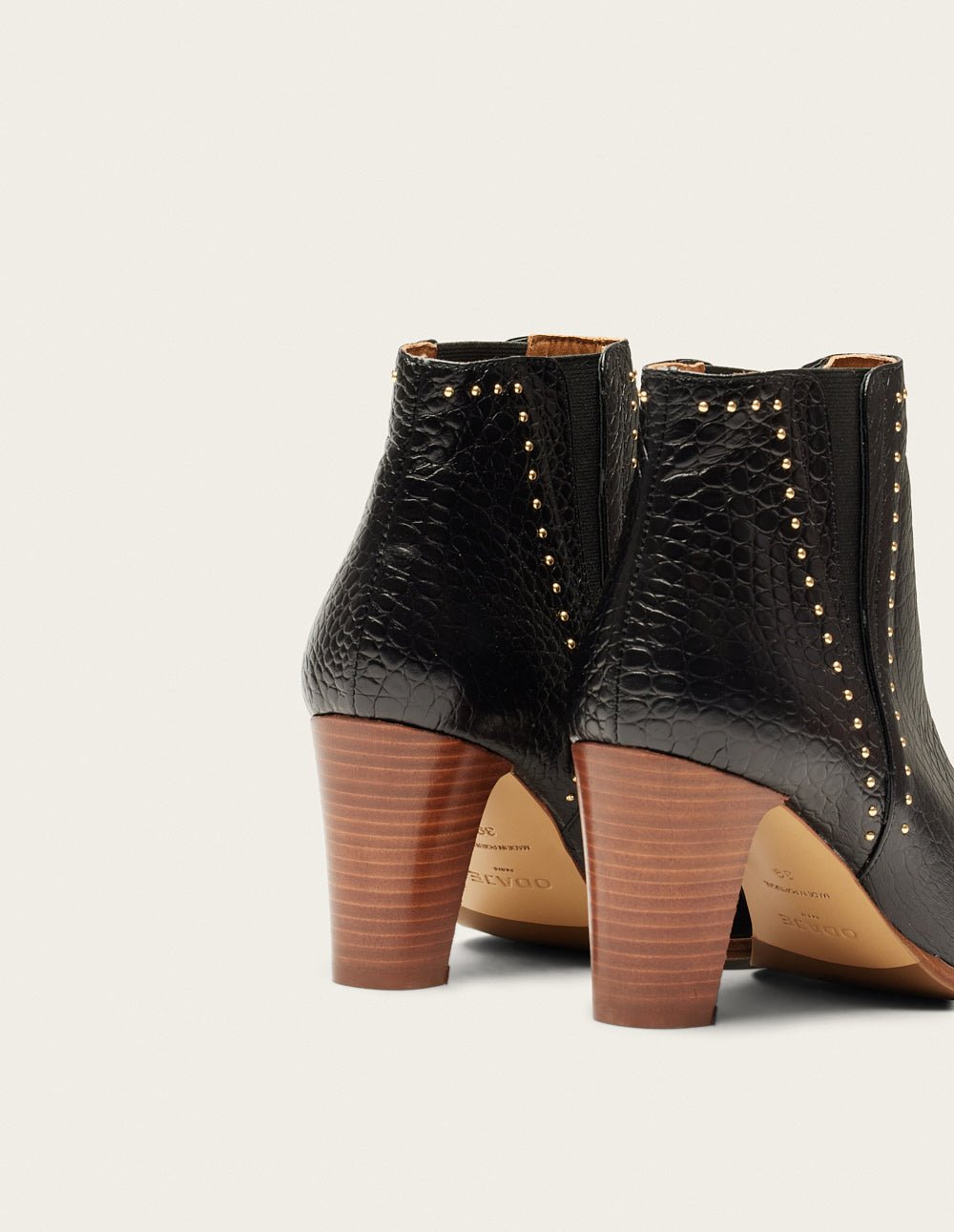 Heeled mid-calf boots ODAJE EX. M.MOUSTACHE Black