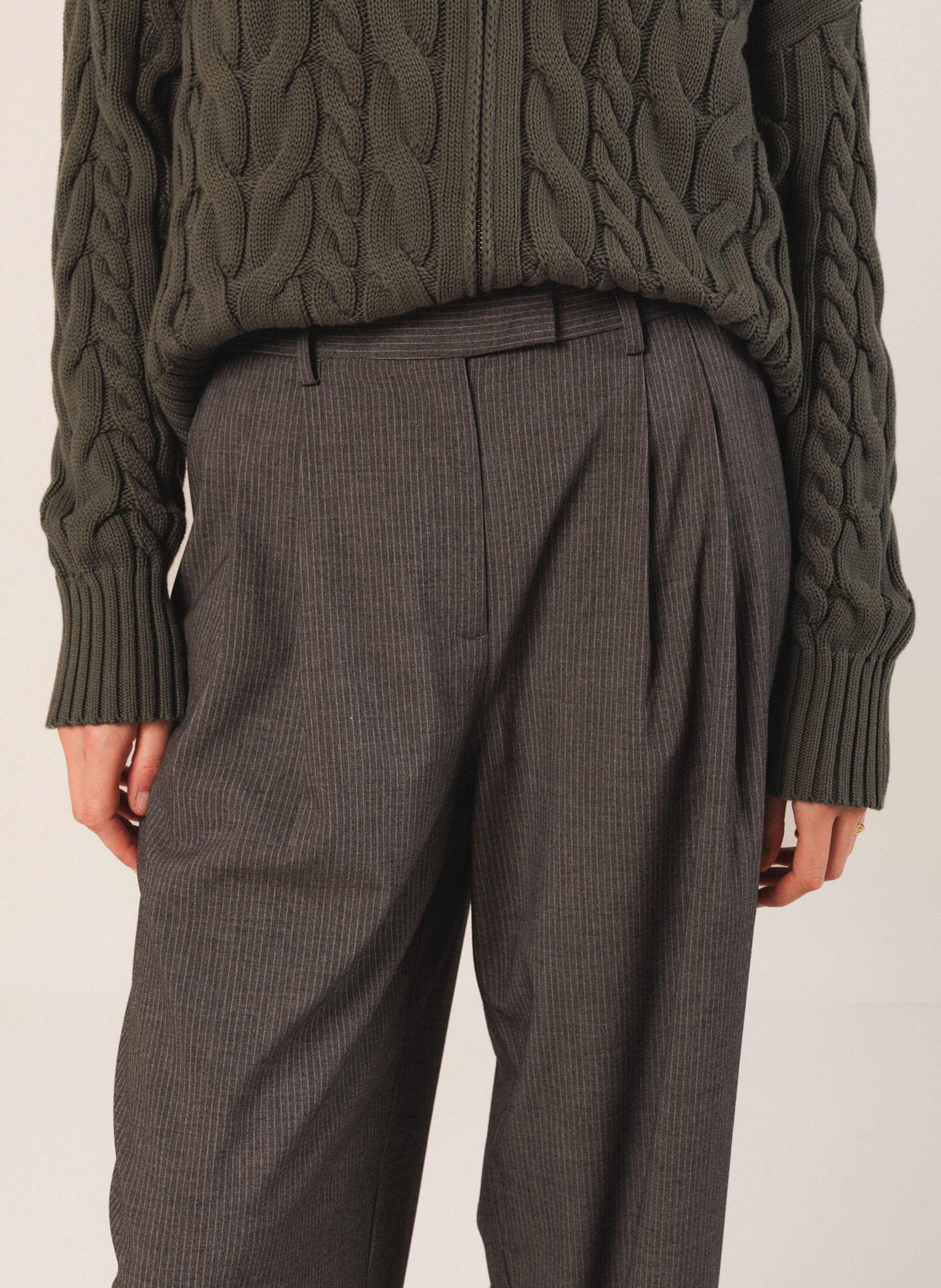 Wide trousers INDI & COLD Silver