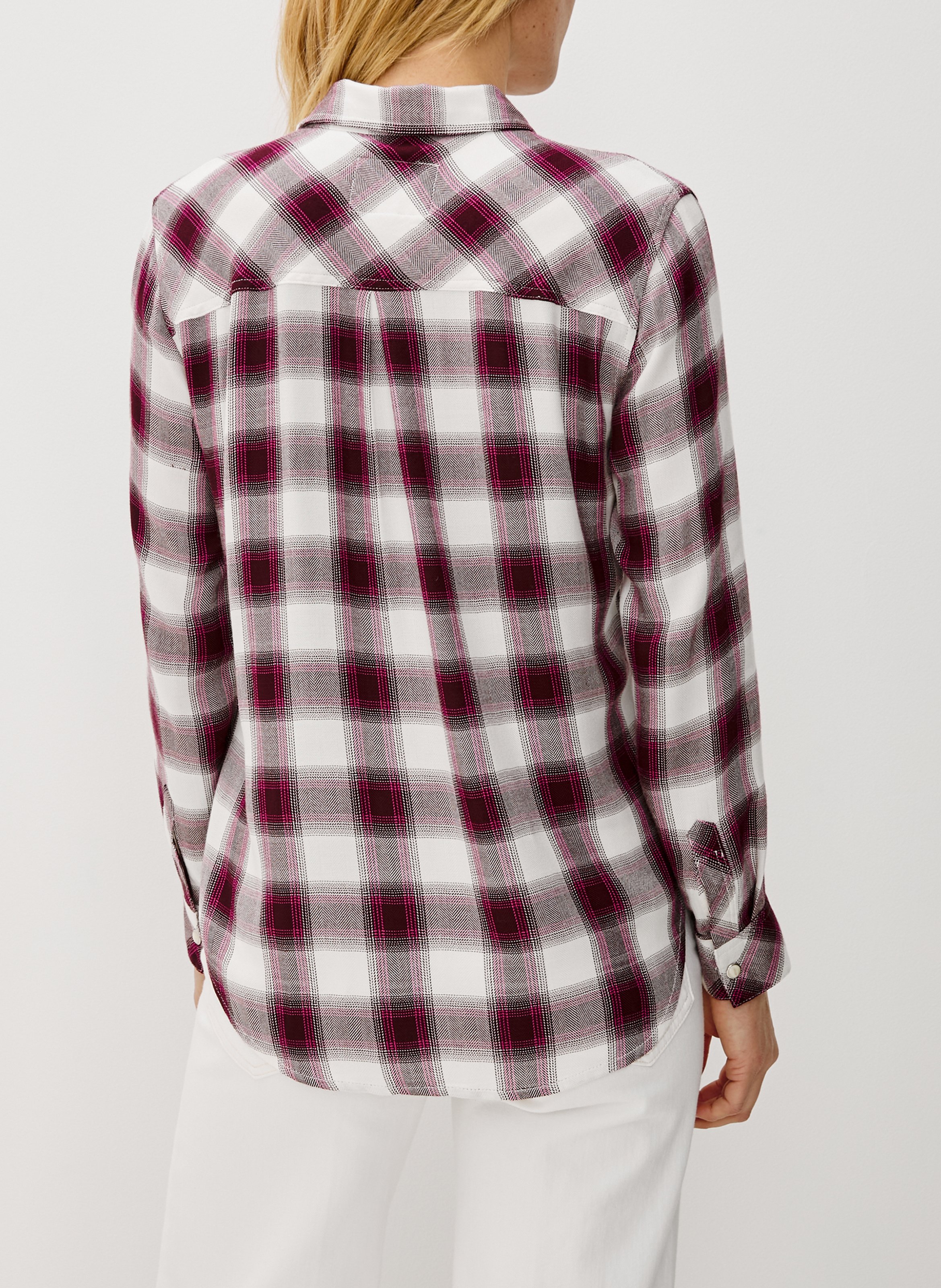 Chemise droite à carreaux RAILS Multicolore