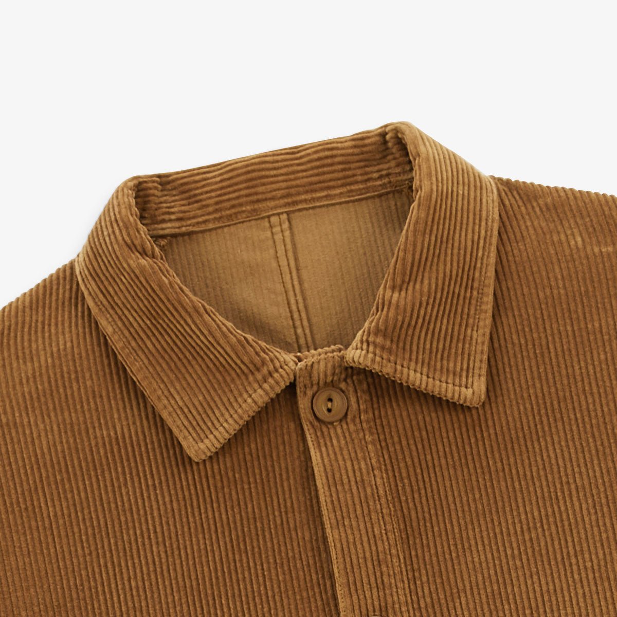 Corduroy utility jacket SERGE BLANCO Brown