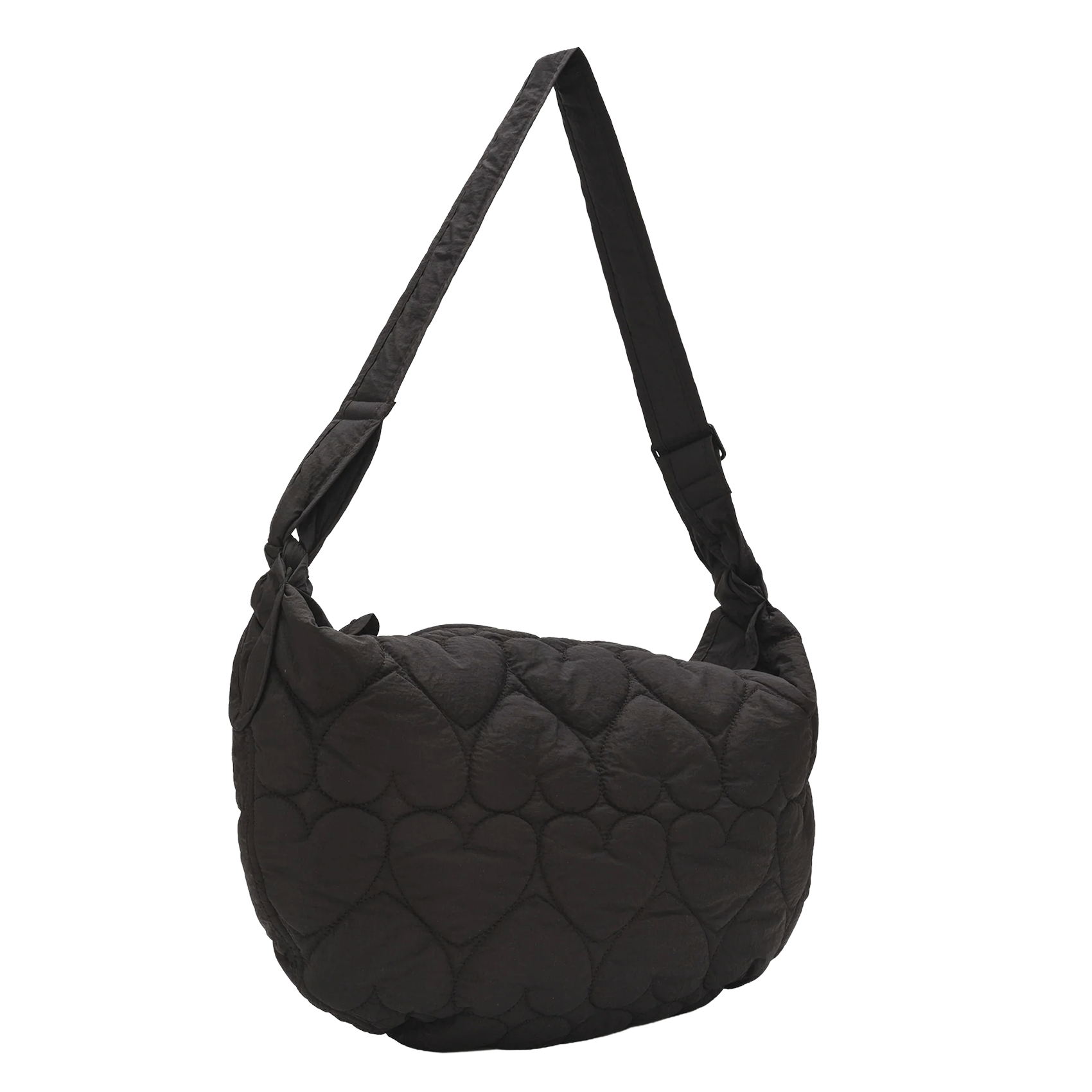 Sac bandoulière matelassage cœur FABIENNE CHAPOT Noir