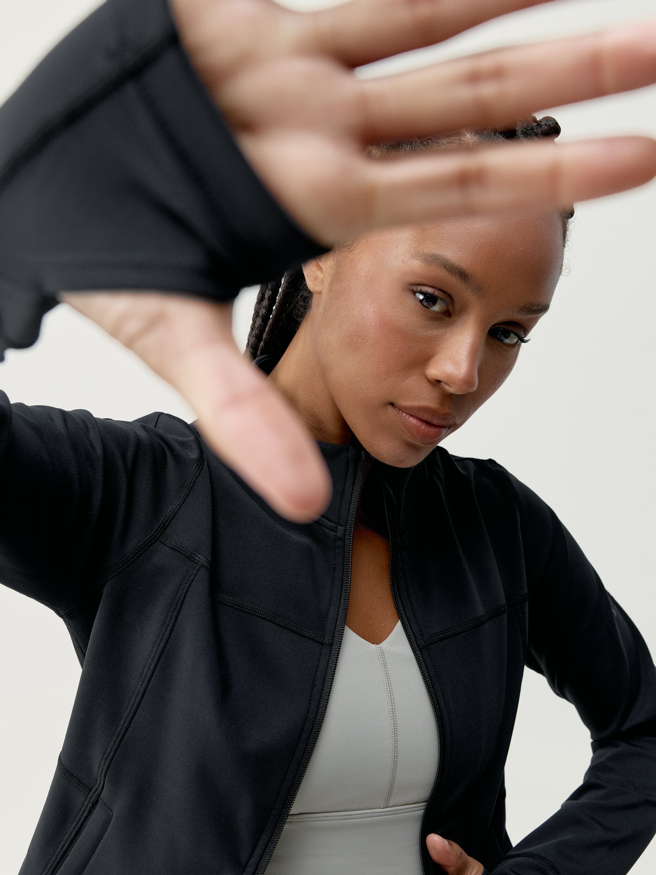 Reversible jacket BORN LIVING YOGA Black