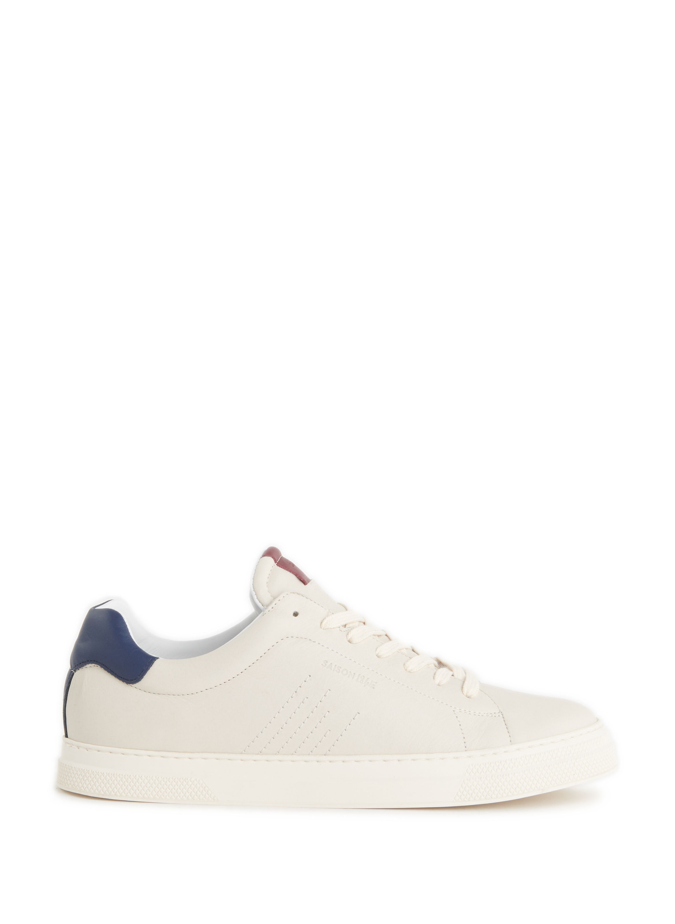 Plain low leather trainers SAISON 1865