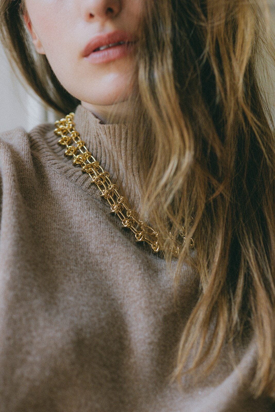 Maxi silver-plated necklace MONSIEUR SIMONE Silver