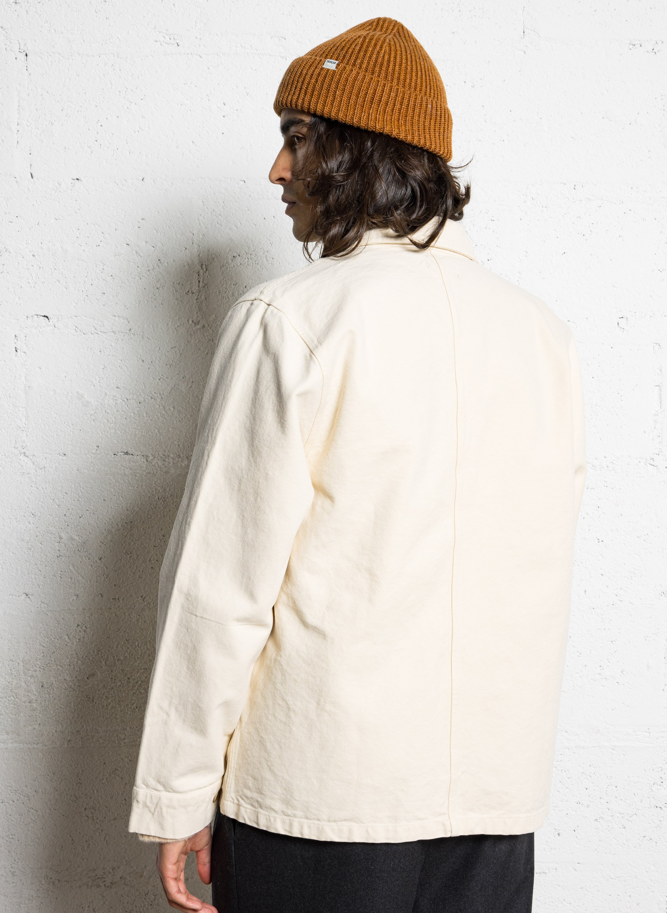 Baumwolljacke im Workwear-Stil COLORFUL STANDARD Weiss