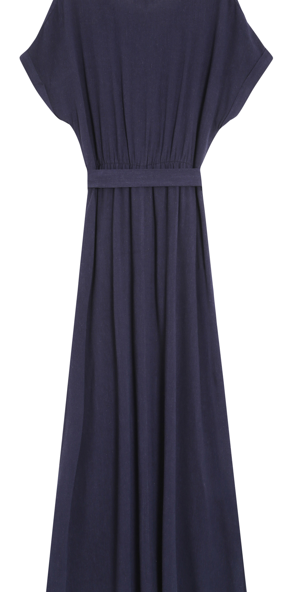 Robe longue col V GRACE ET MILA Bleu
