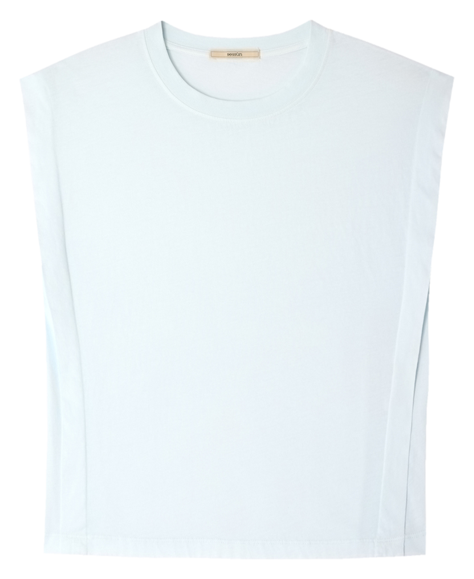 Effen T-shirt SESSUN Blauw