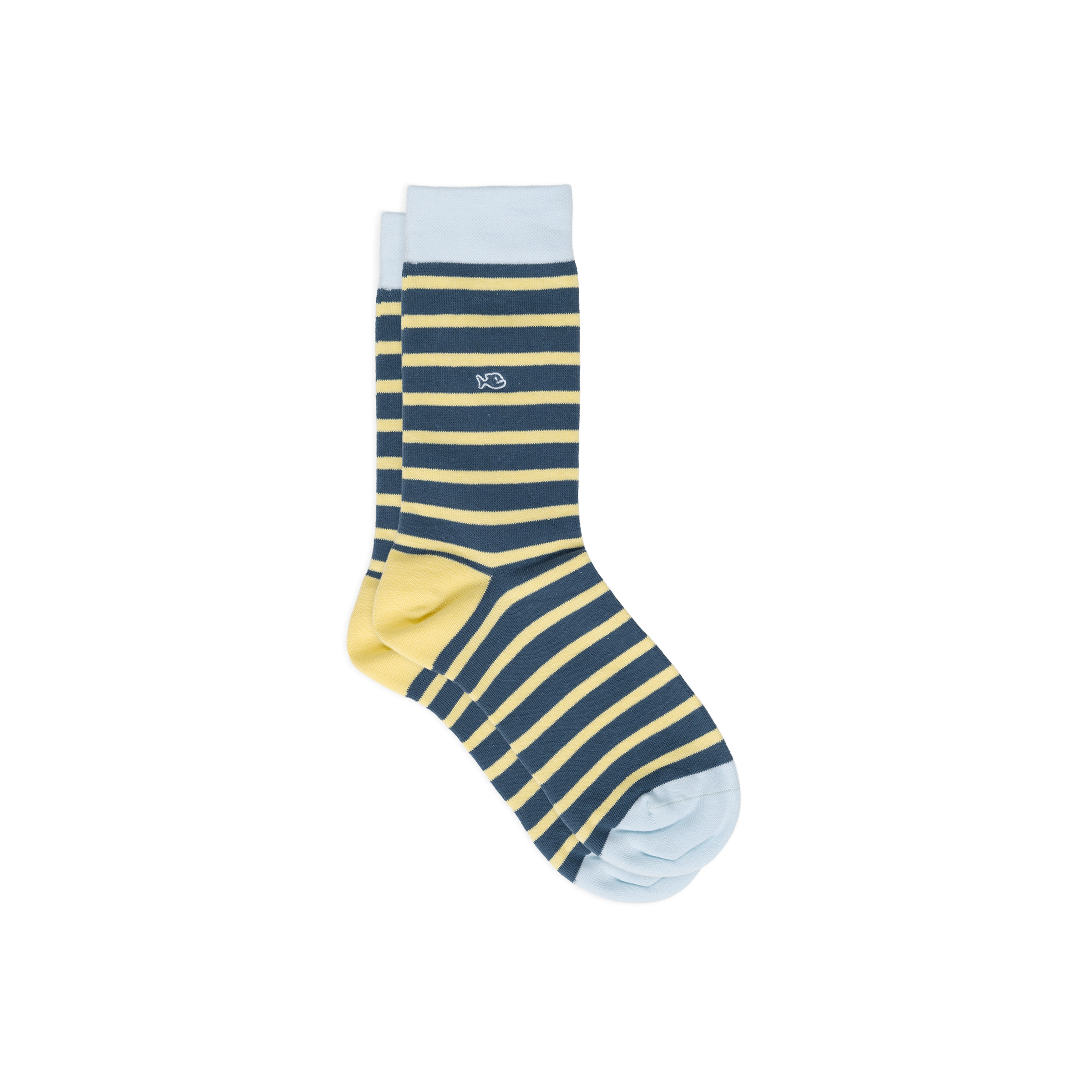 Combed cotton socks with wide stripes BILLYBELT