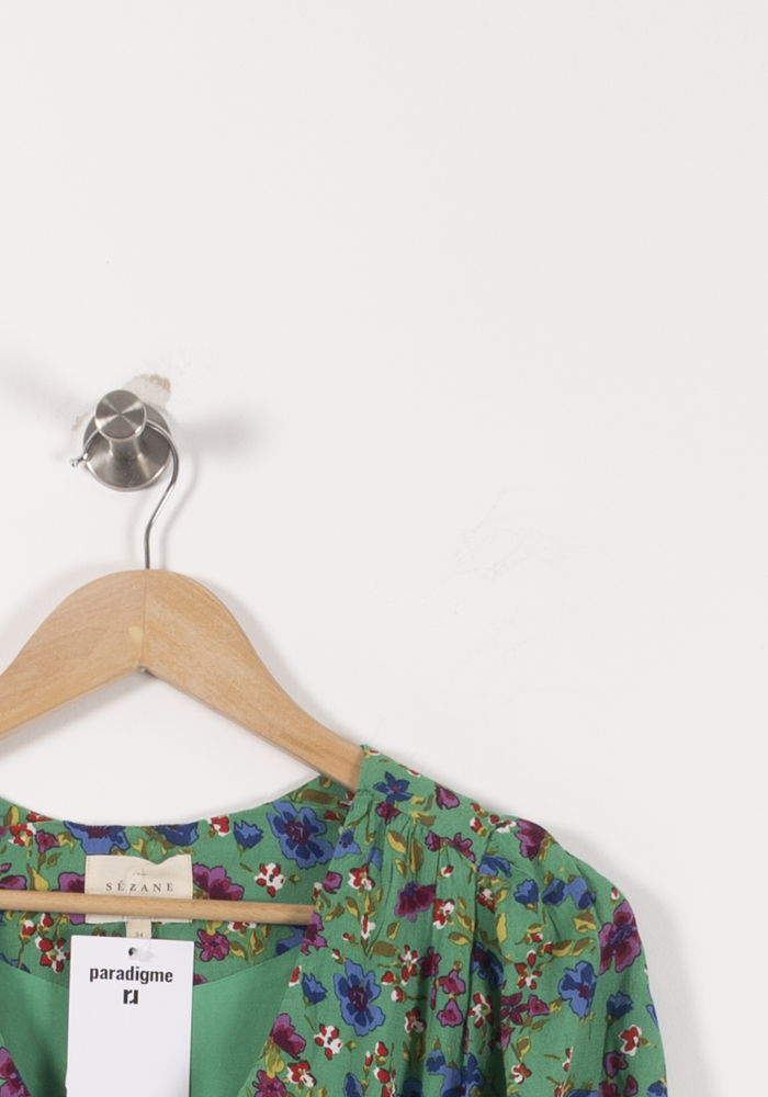 Robe courte & midi SEZANE - Seconde main Vert