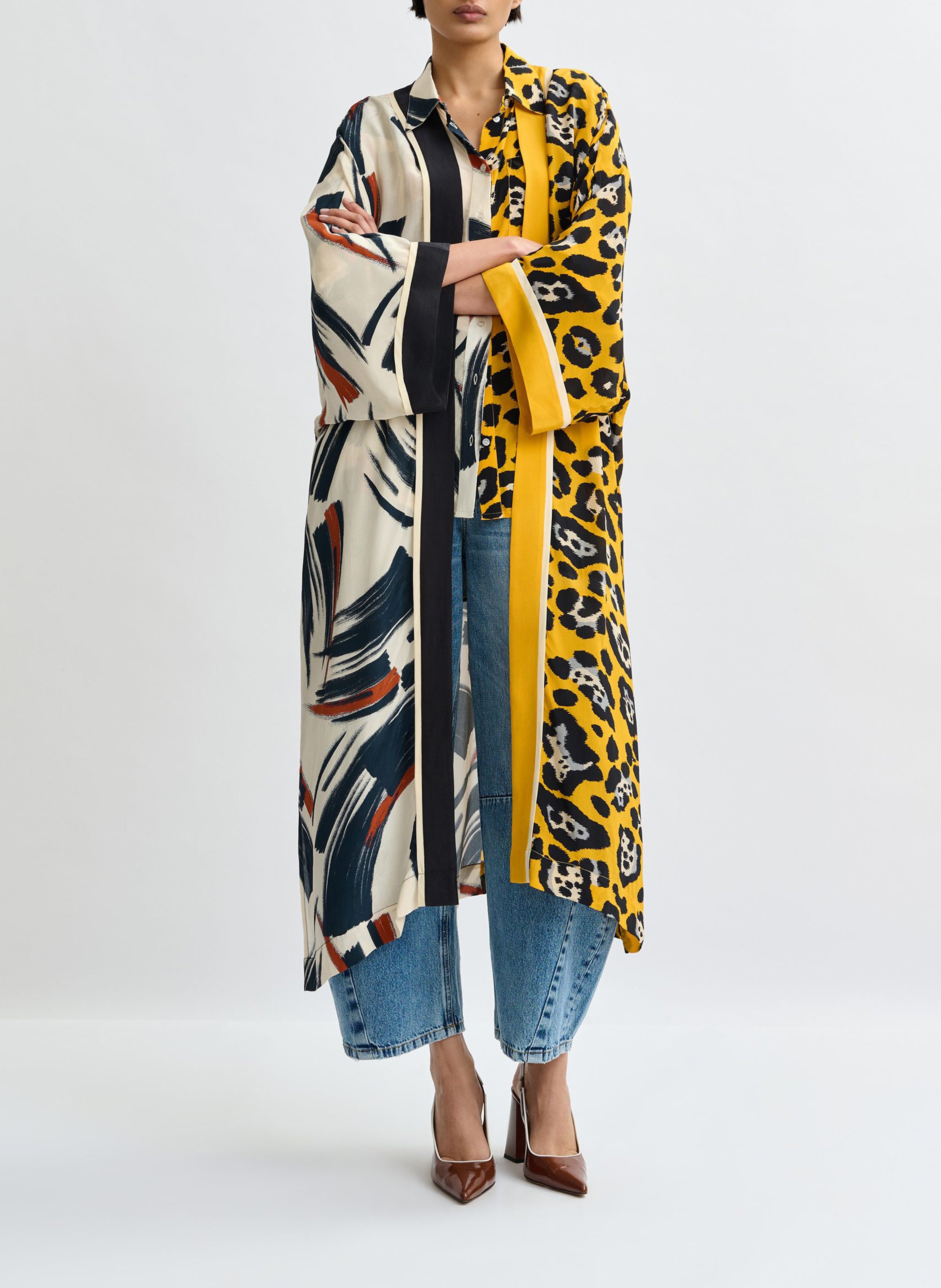 Kimono imprimé ESSENTIEL ANTWERP Multicolore