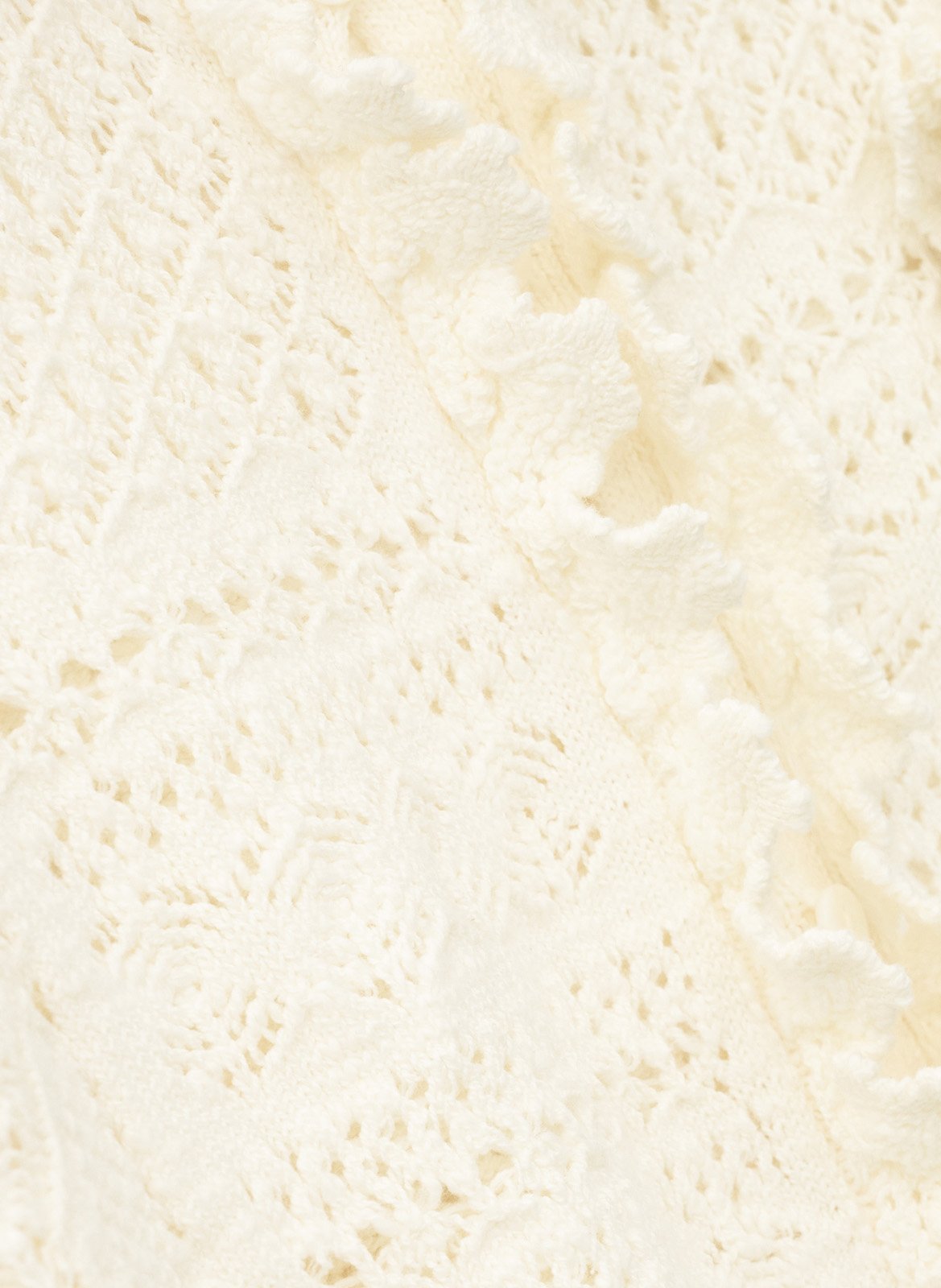 Gehaakte top met V-hals BA&SH Beige