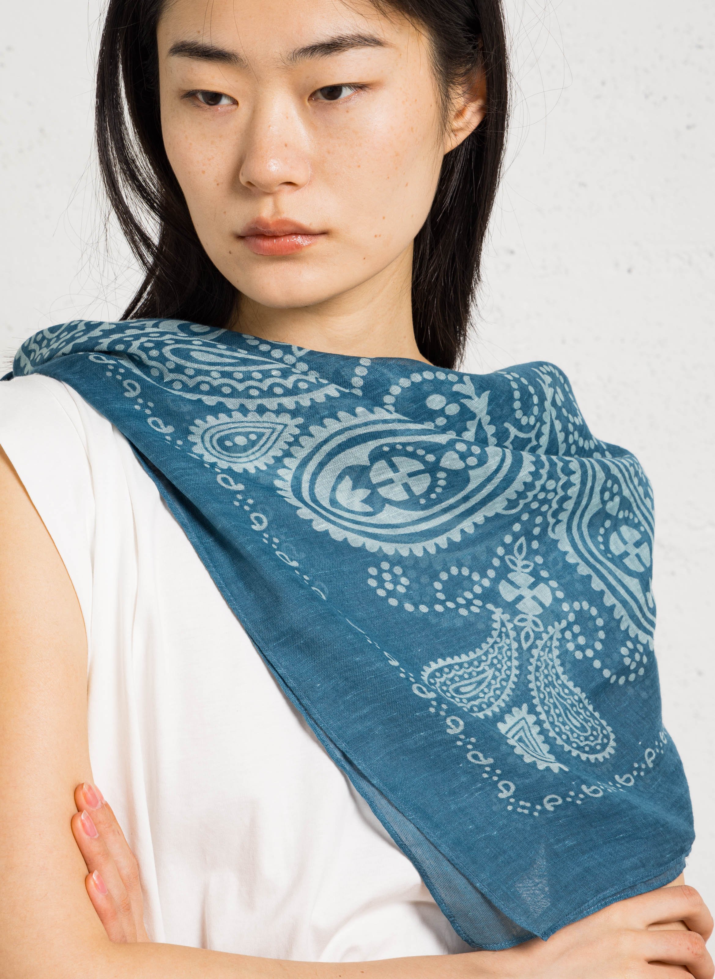 Tuch aus Baumwoll-Mix mit Print SUD EXPRESS