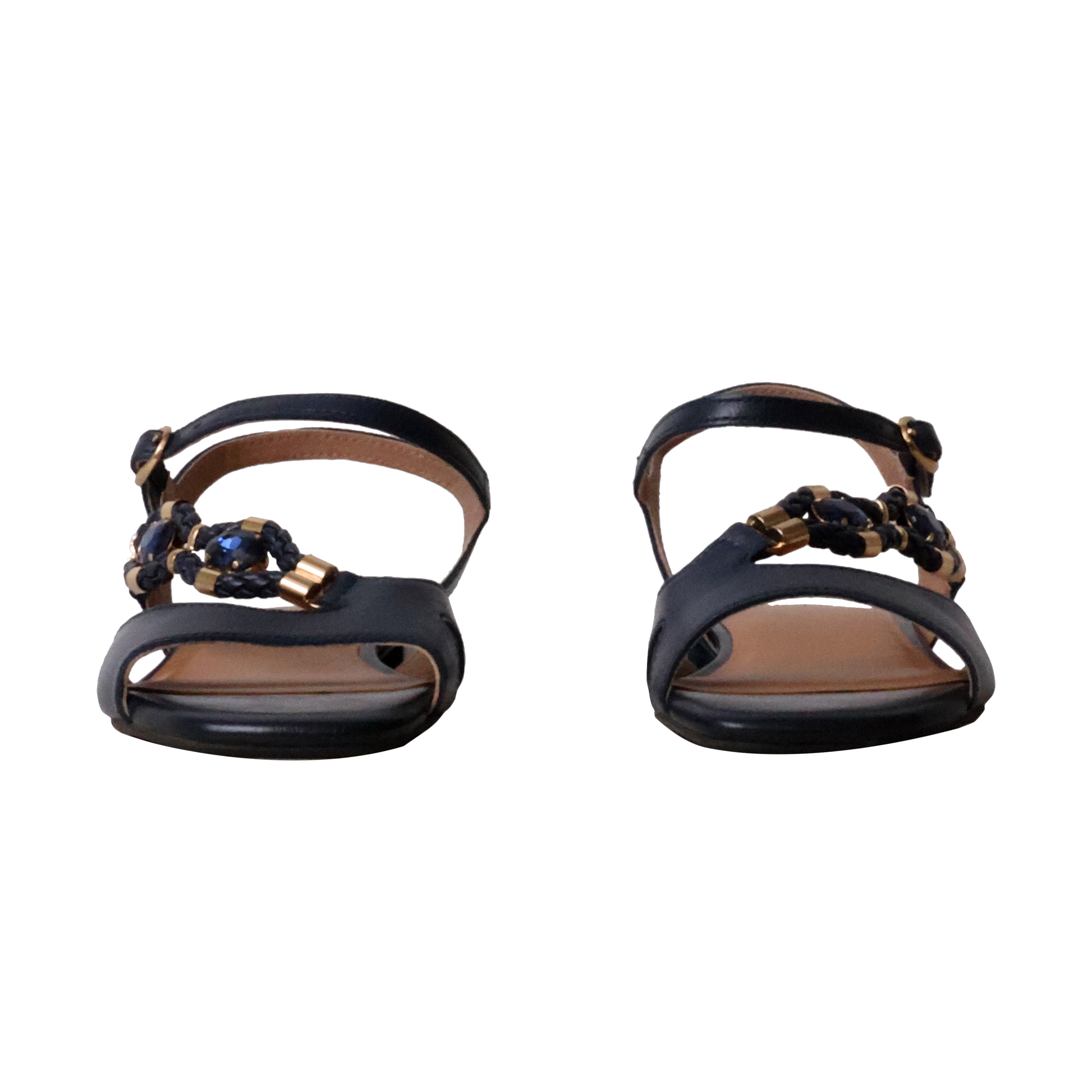 Sandales cuir   clemence EMILIE KARSTON Bleu