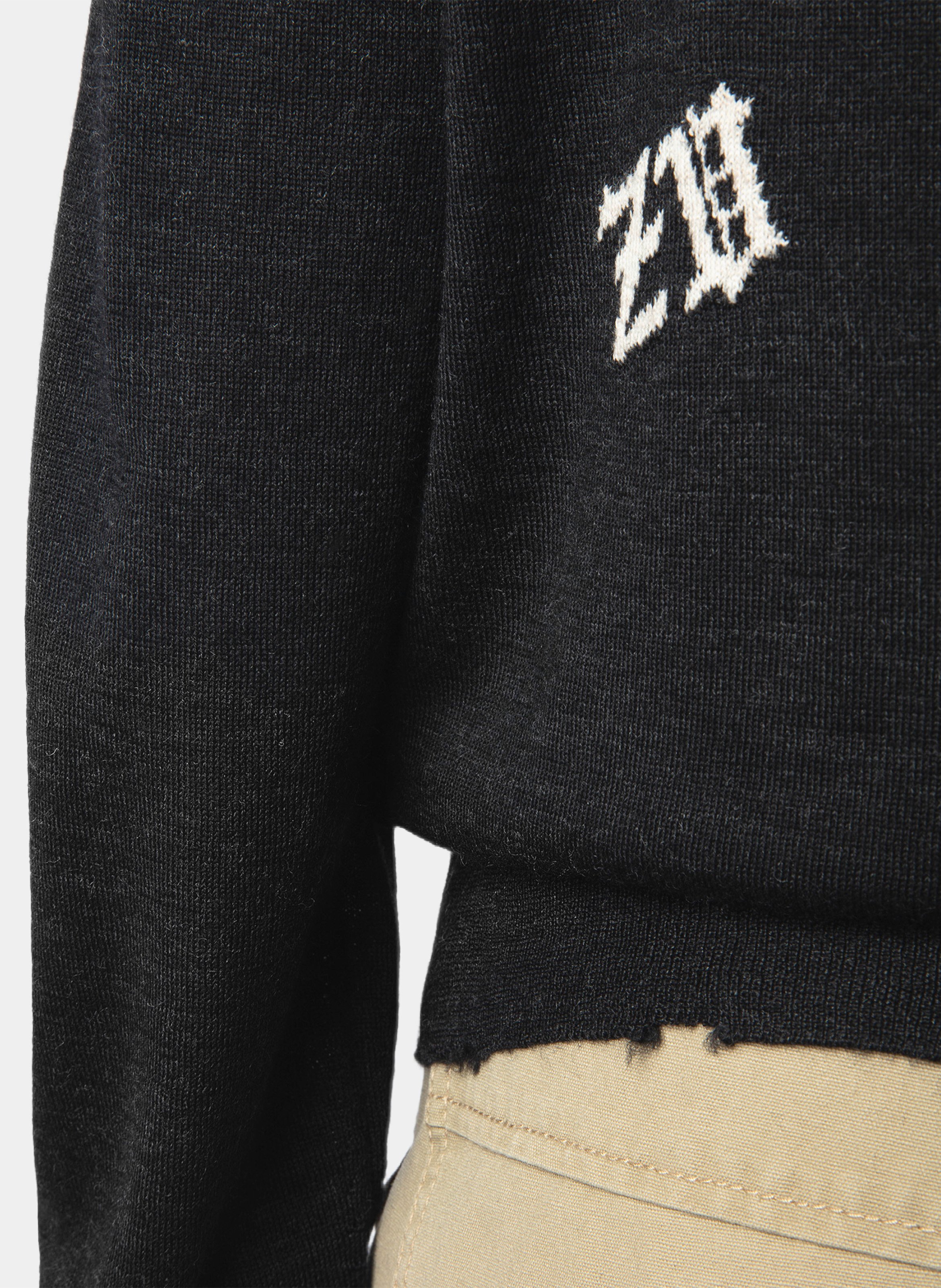 Pull droit en laine ZADIG&VOLTAIRE Gris