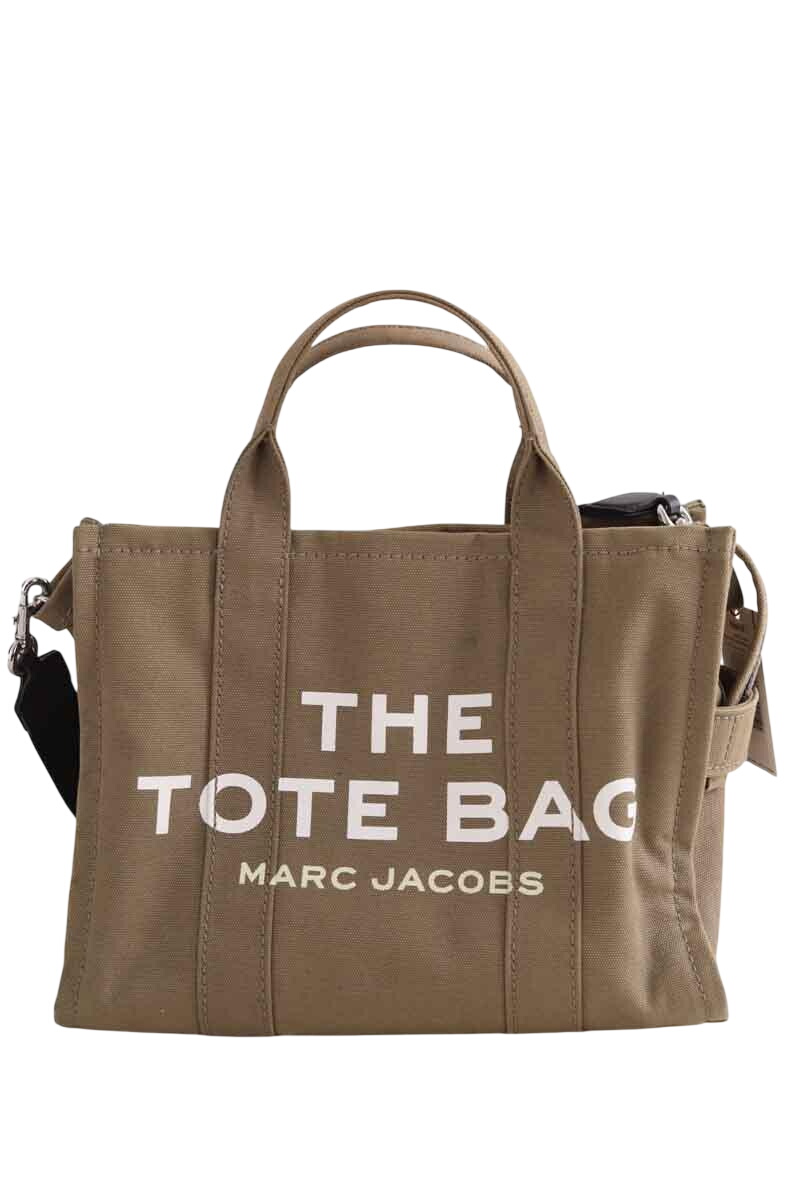 Shoulder bag the tag tote MARC JACOBS - Seconde Main Khaki