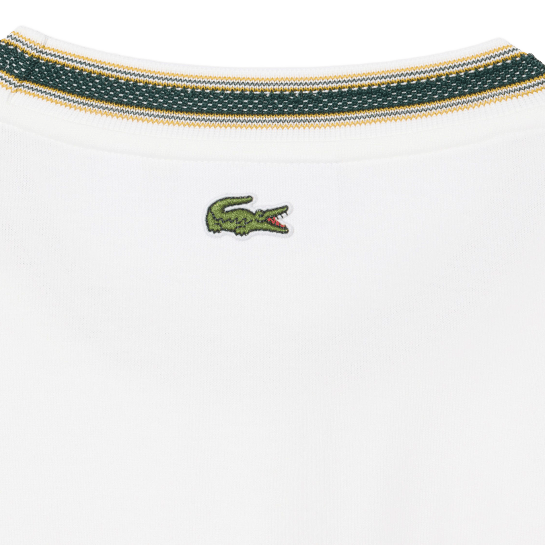 Cotton logo t-shirt LACOSTE Grey
