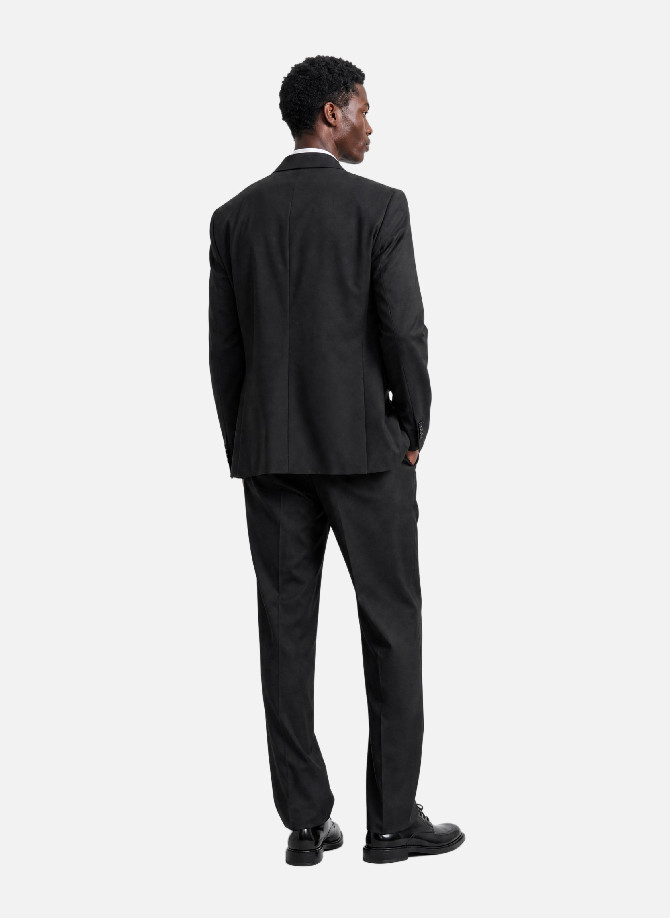 Veste de costume en laine marine THE KOOPLES Noir