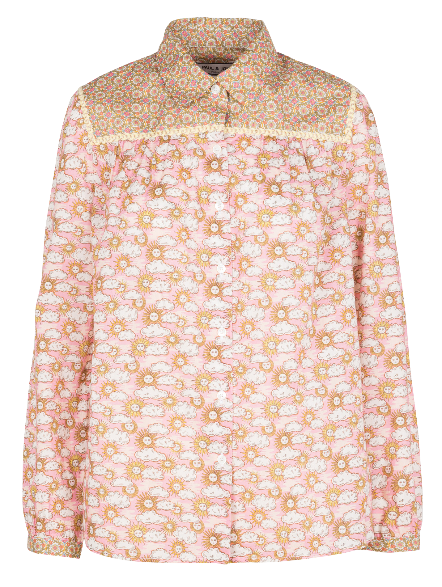 Chemise col classique oversize PAUL AND JOE Rose