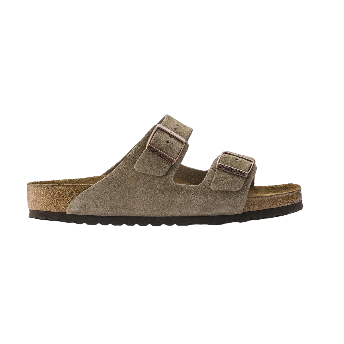 Faux leather sandals BIRKENSTOCK Brown