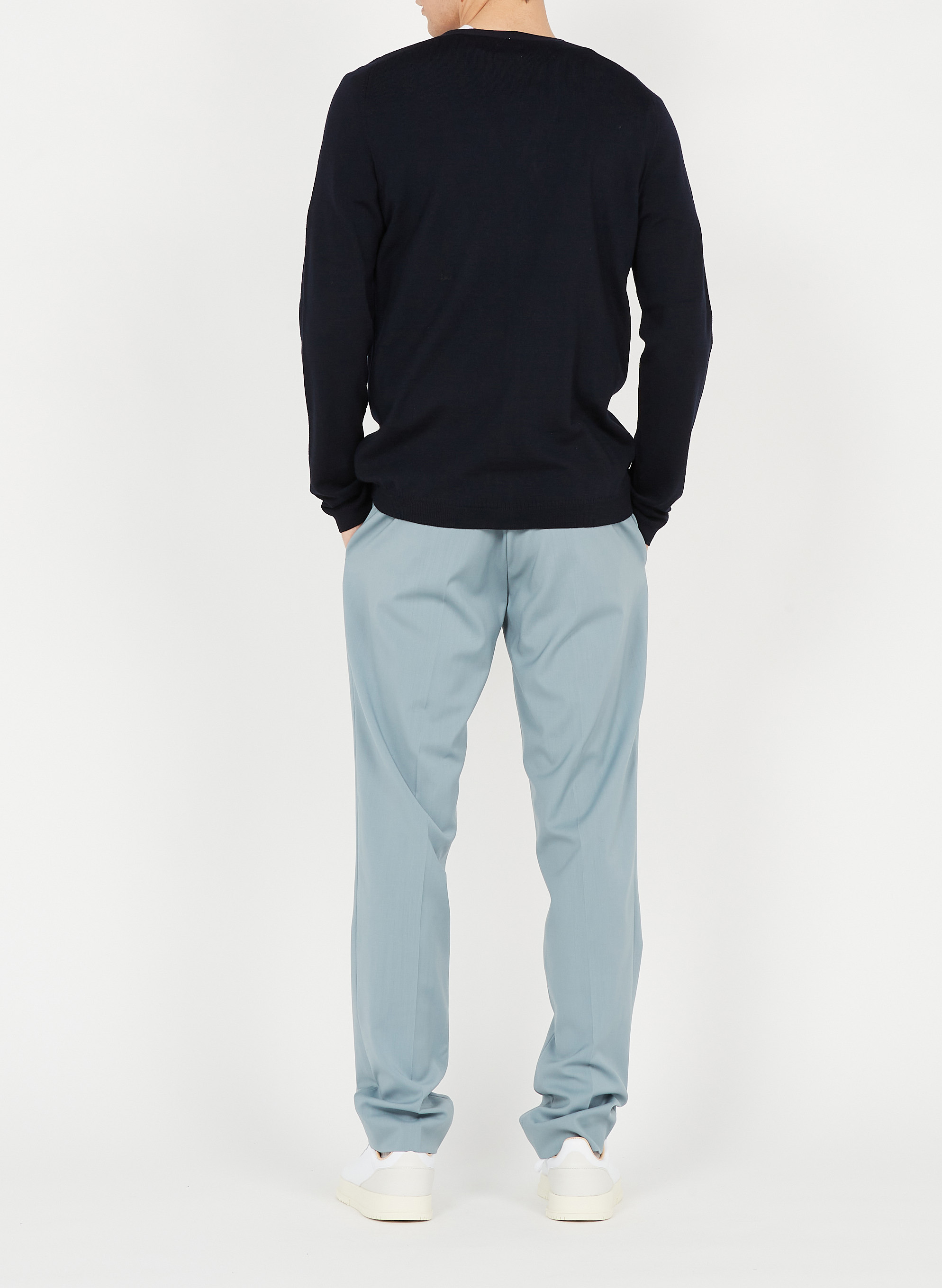 Wool open cardigan AU PRINTEMPS PARIS Blue