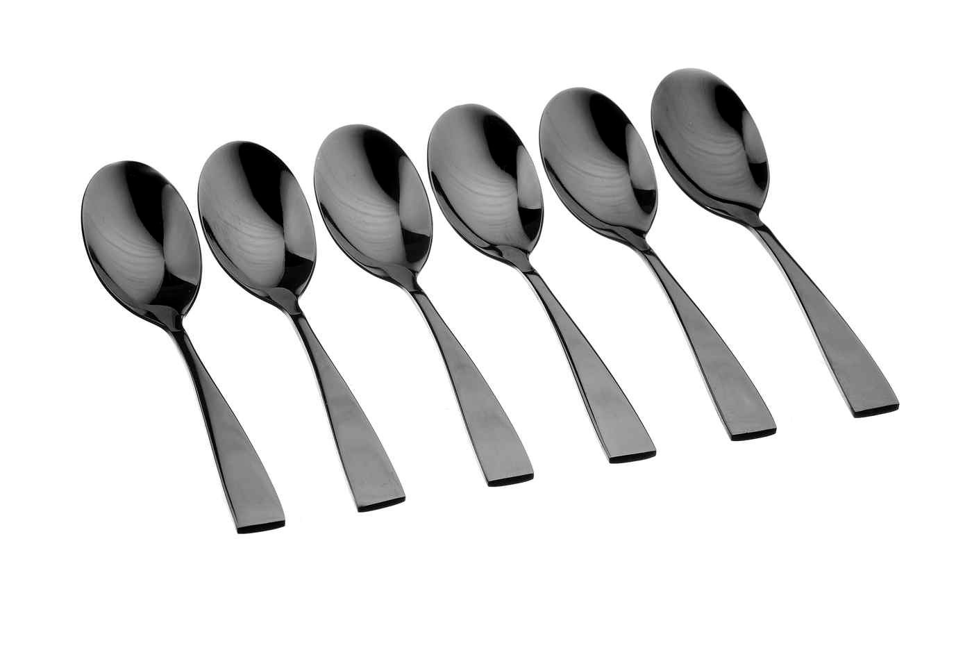 Sven - black set of 6 teaspoons BJORN Black