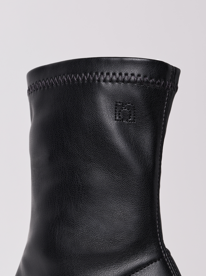 Ankle boots wedgie stretch NOO Black