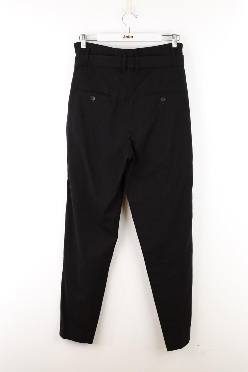 Black straight-leg  pants ISABEL MARANT - Seconde Main Black