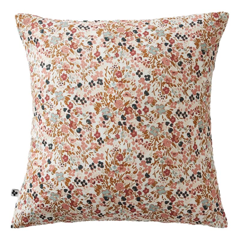 Cotton percale pillow case L'EFFET PAPILLON
