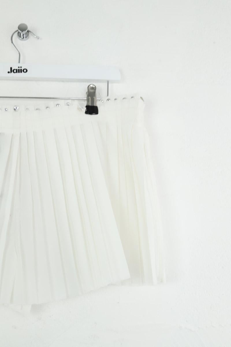 White cotton mini skirt PACO RABANNE - Seconde Main White