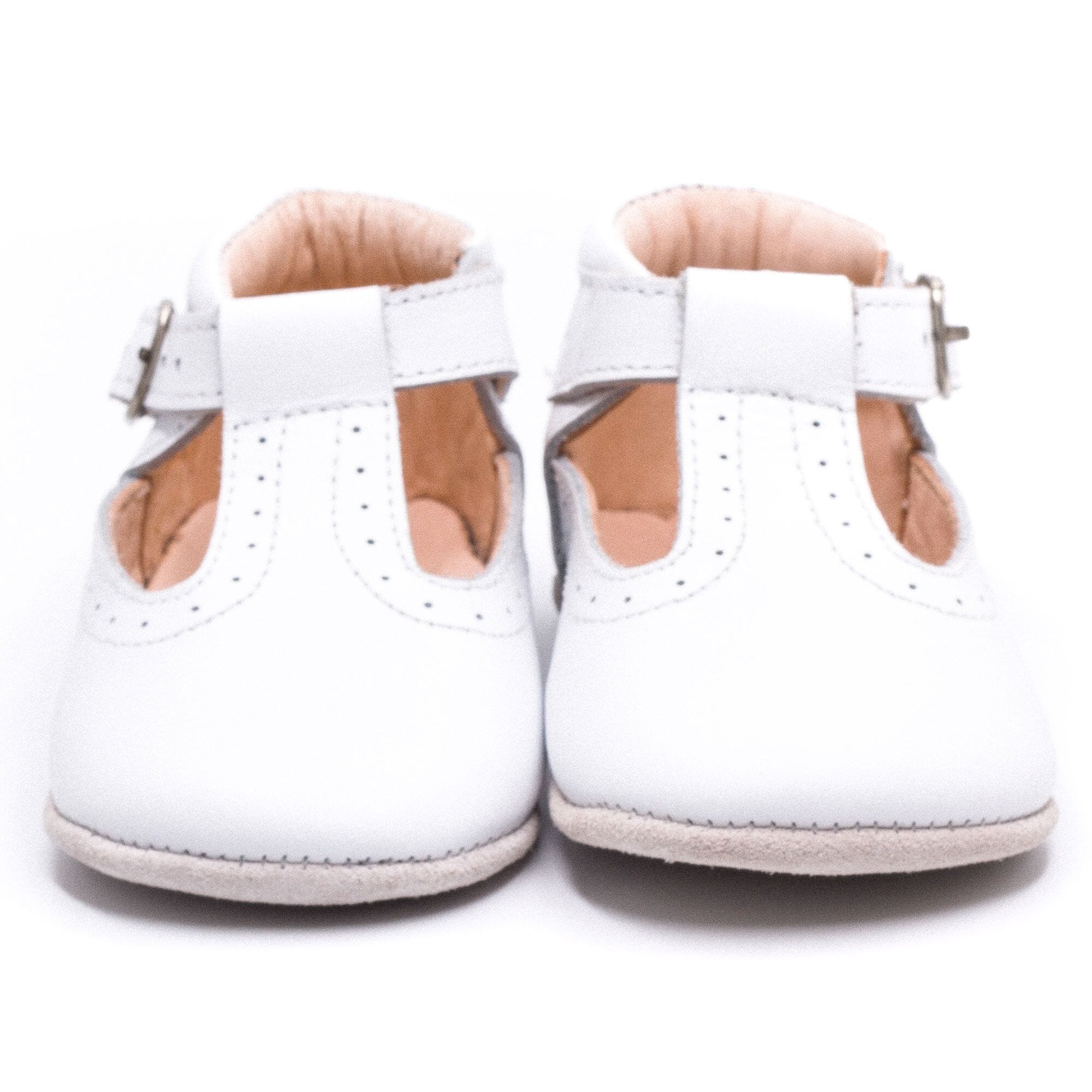 Baby leather bootie Boni & Sidonie White