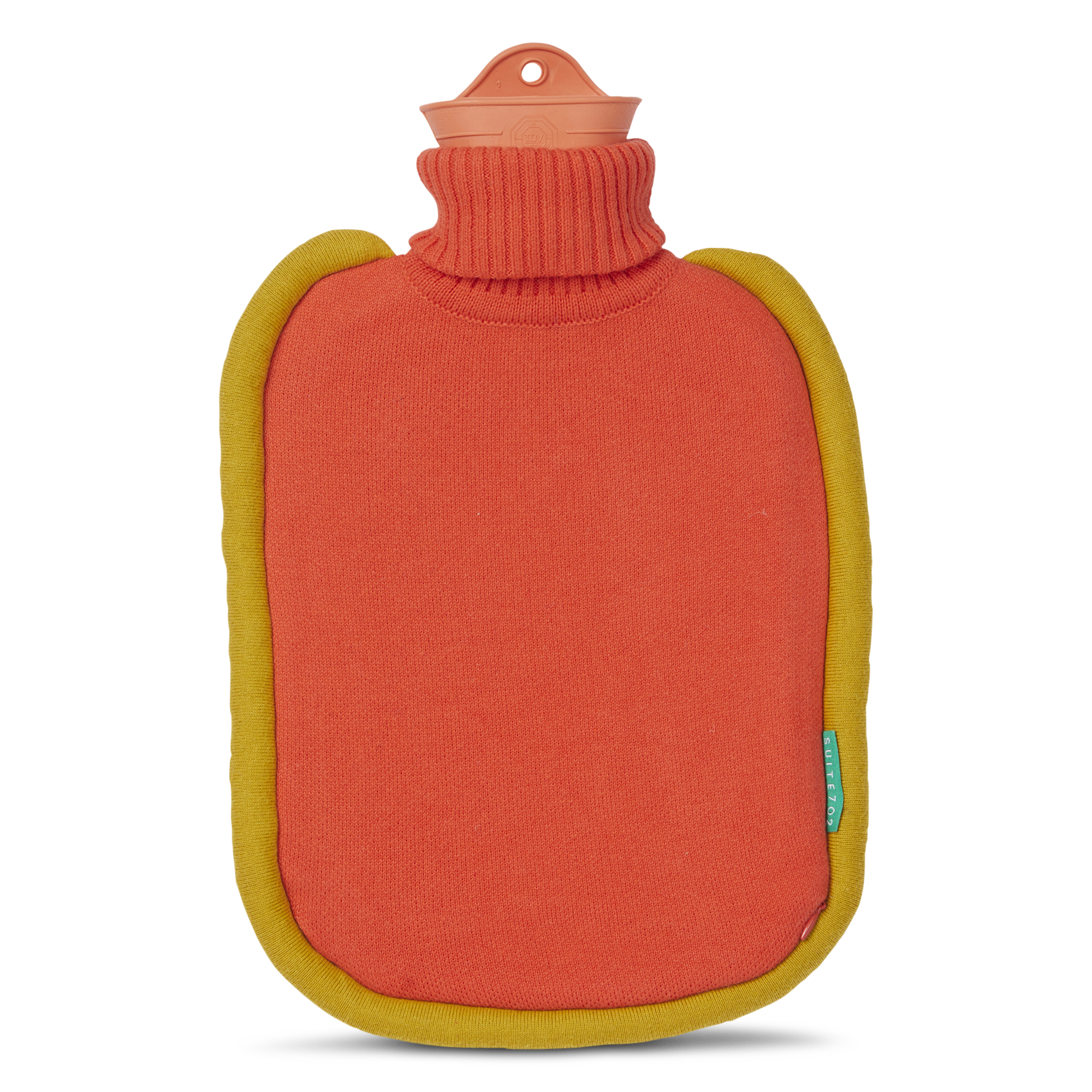 Bouillotte tricotée en coton bio mélangé SUITE702 Orange